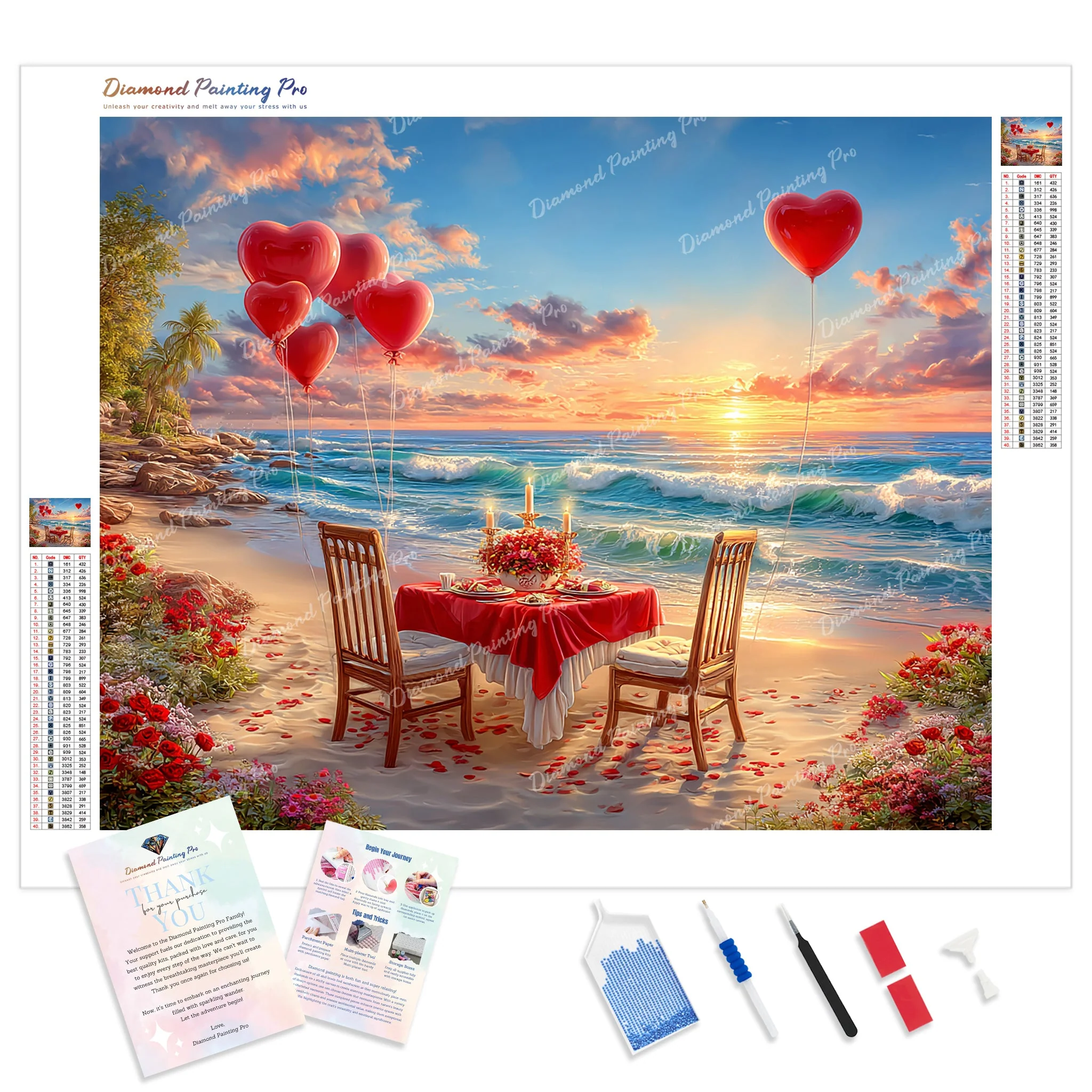 A Sunset for Two | Diamond Painting