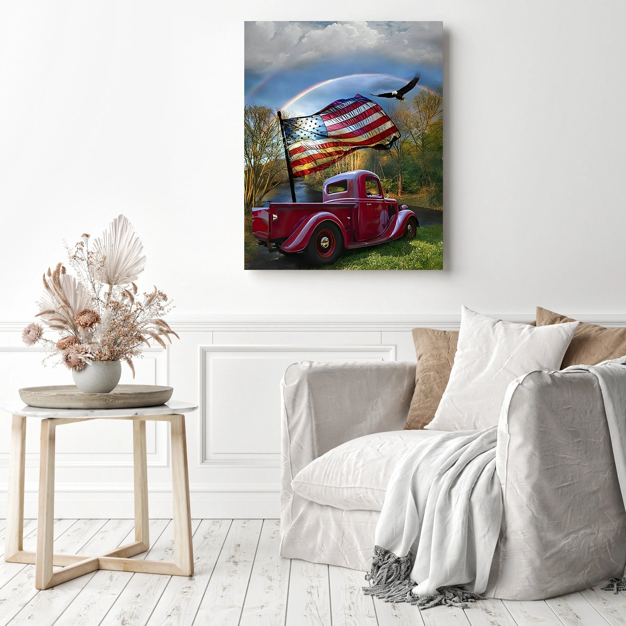 America Flag Car | Diamond Painting - Image 3