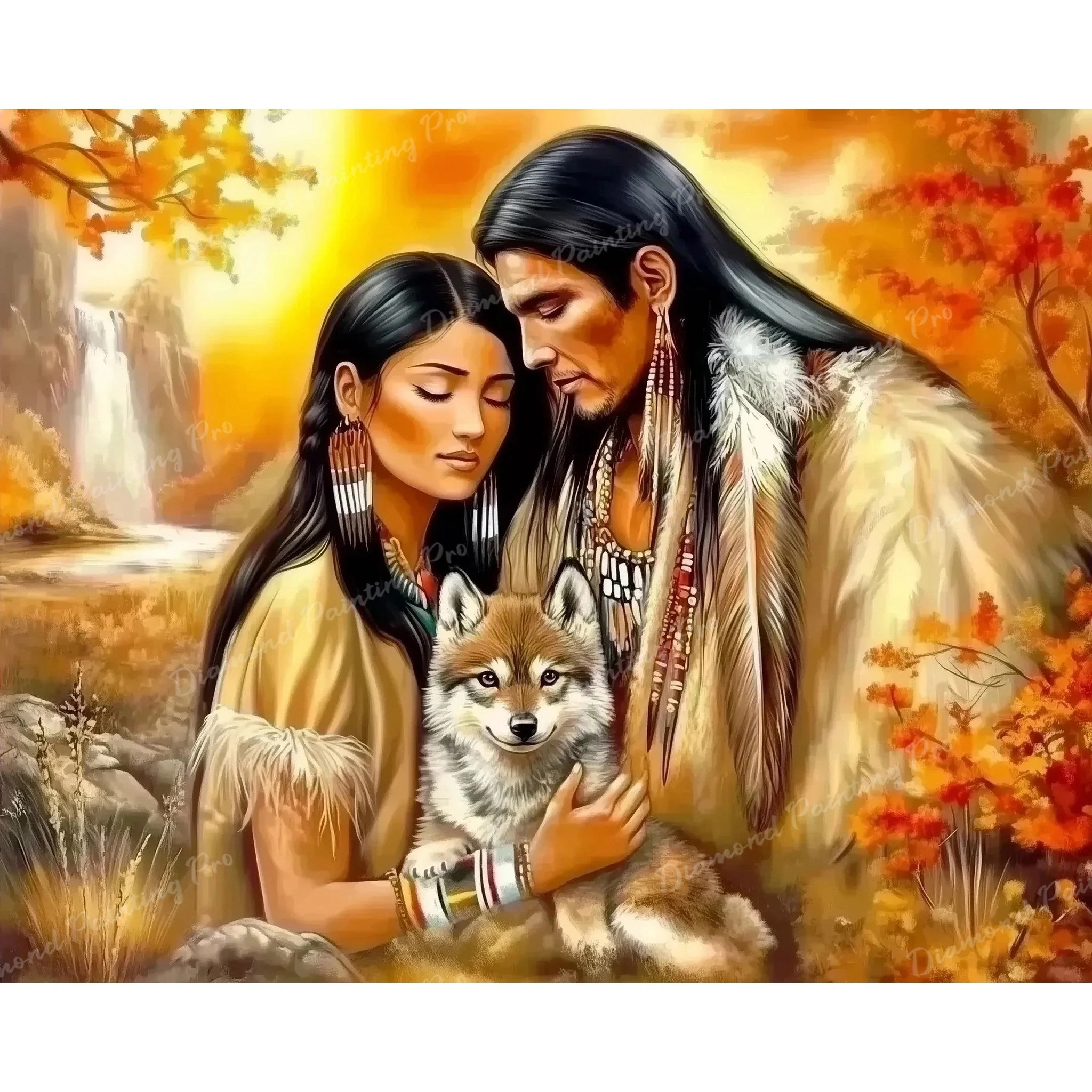 Autumn Embrace | Diamond Painting - Image 2