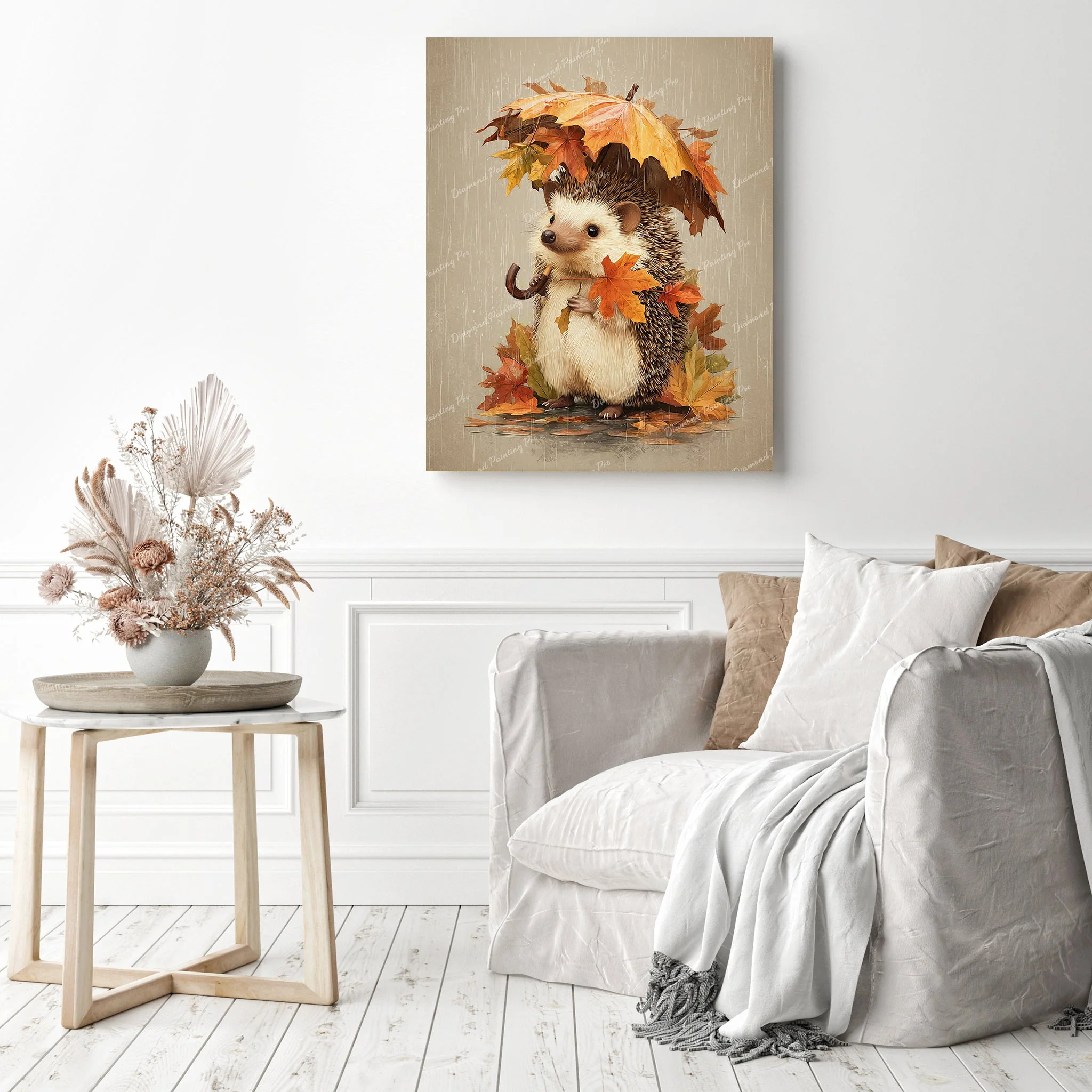 Autumn Hedgehog | Diamond Painting - Image 3