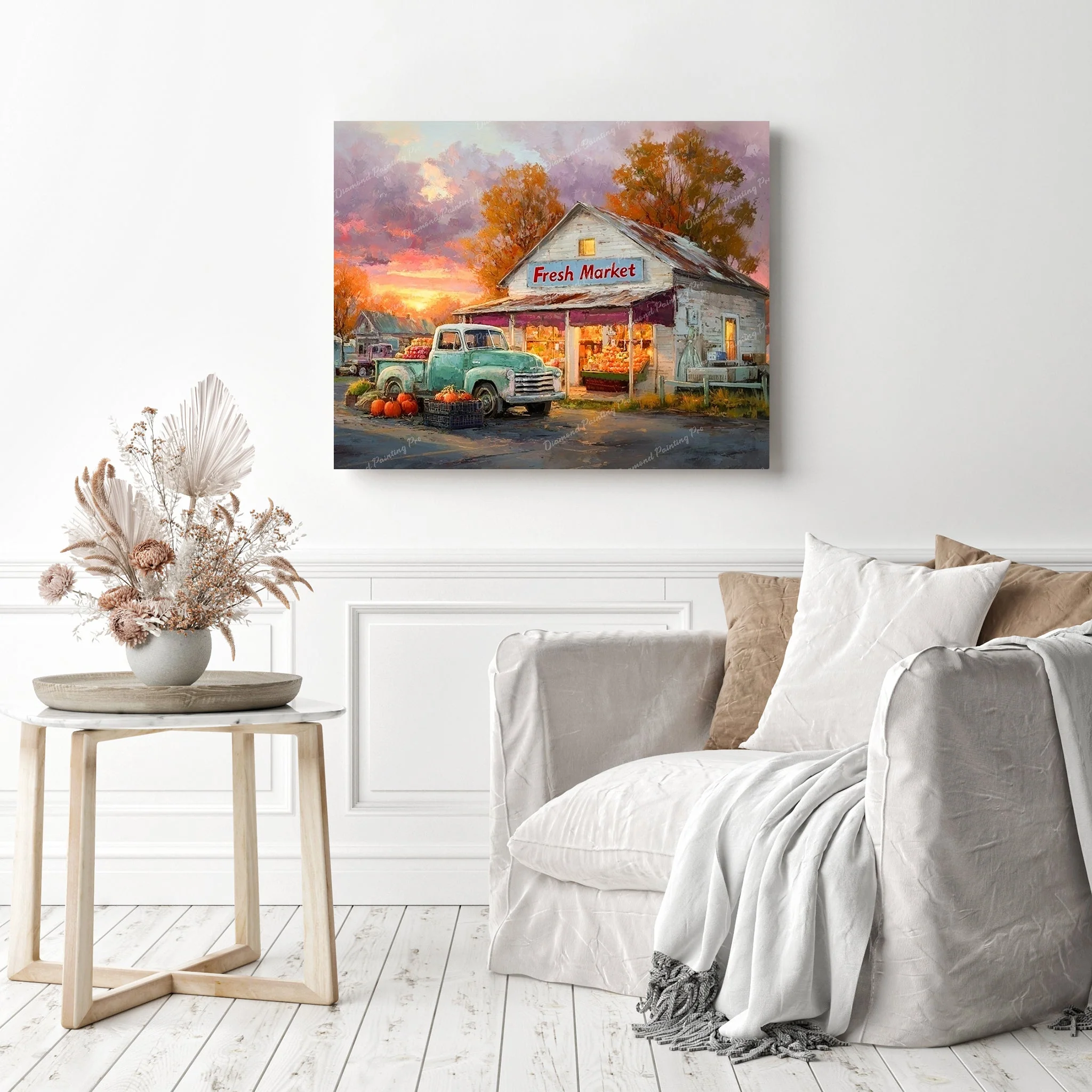 Autumn Market | Diamond Painting - Image 3