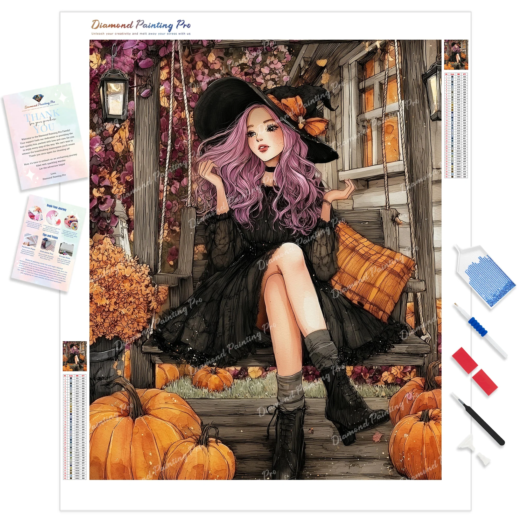 Autumn Porch Spellcaster | Diamond Painting