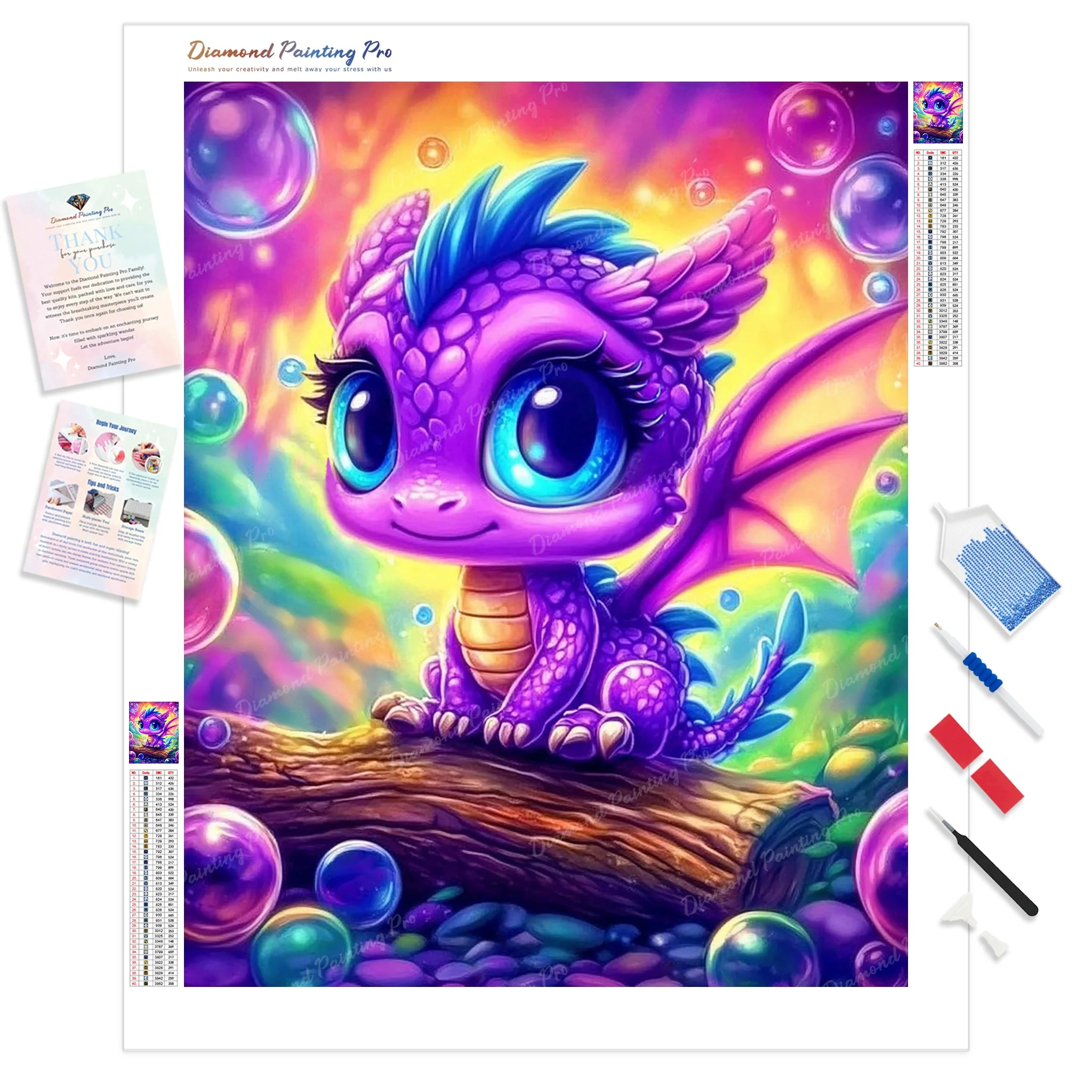 Baby Dragon | Diamond Painting