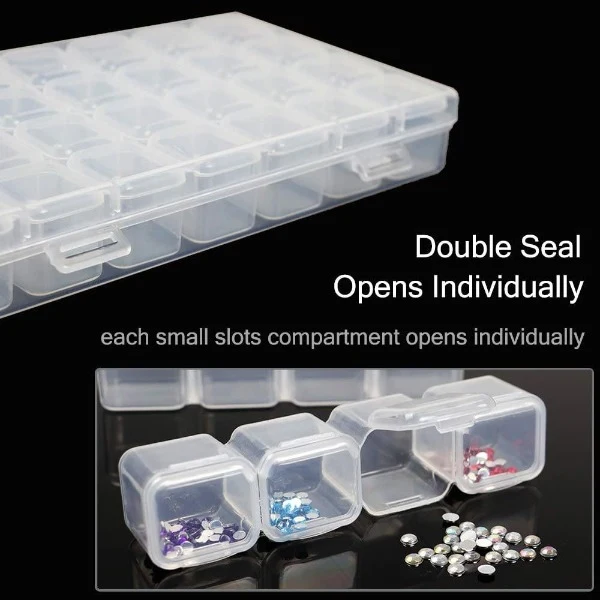 28 Slot Break-Apart Diamond Storage Box - Image 4