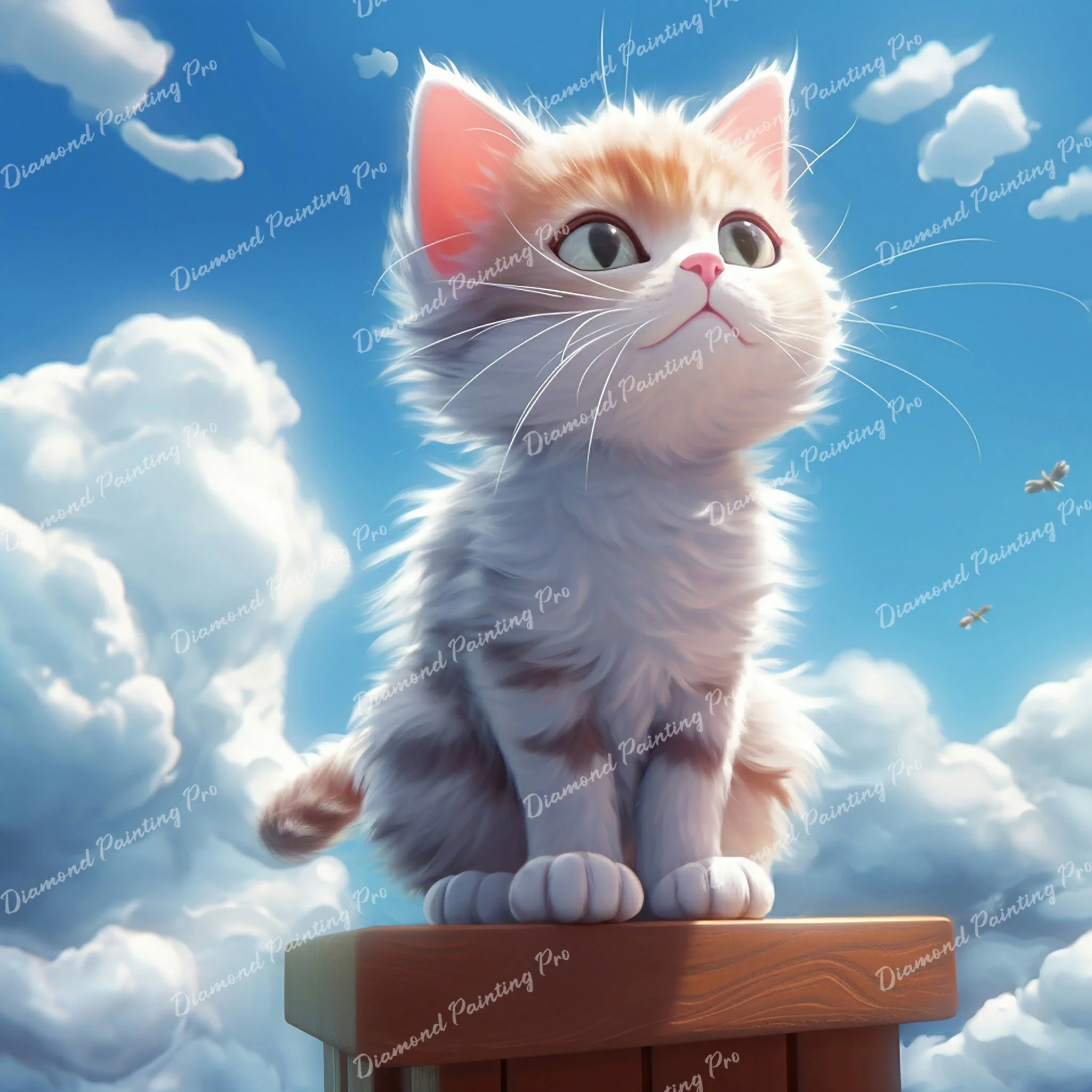 Blue Sky Kitty Pride | Diamond Painting - Image 2