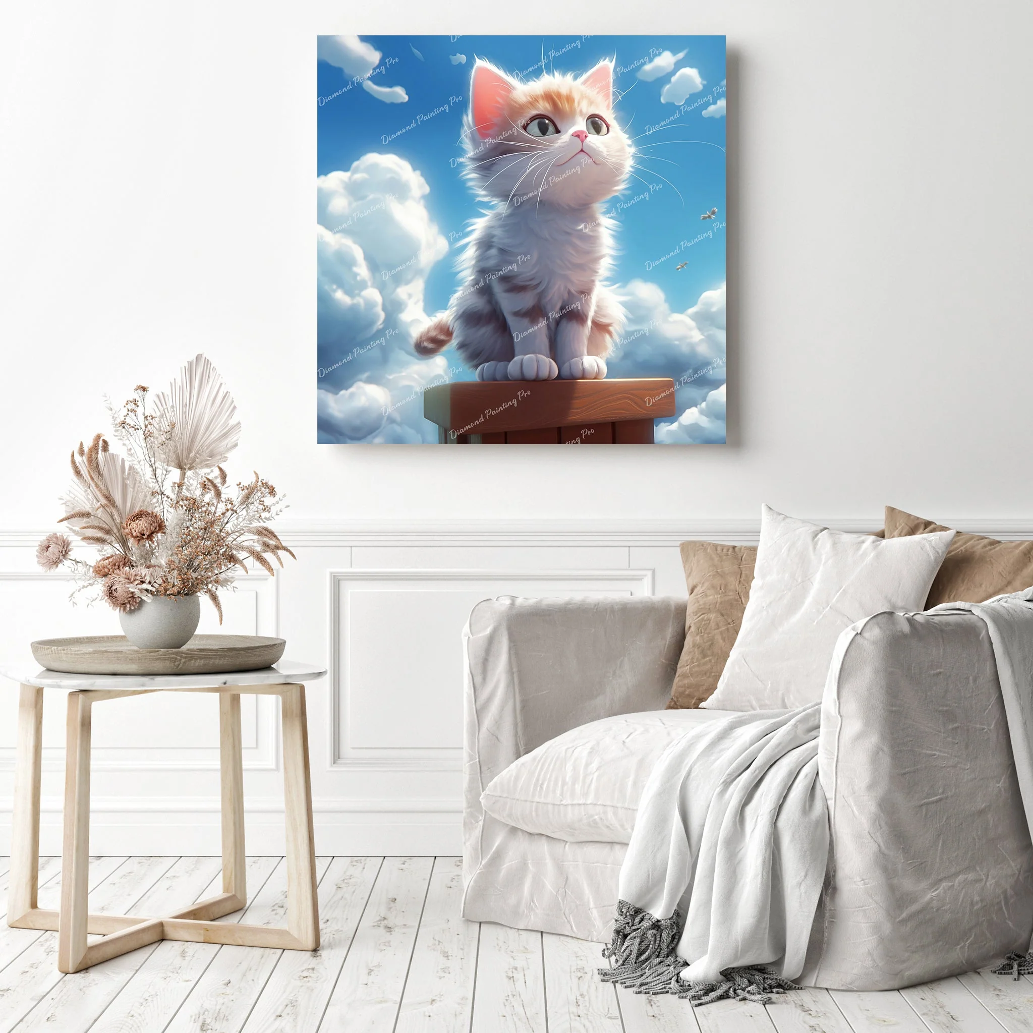 Blue Sky Kitty Pride | Diamond Painting - Image 3
