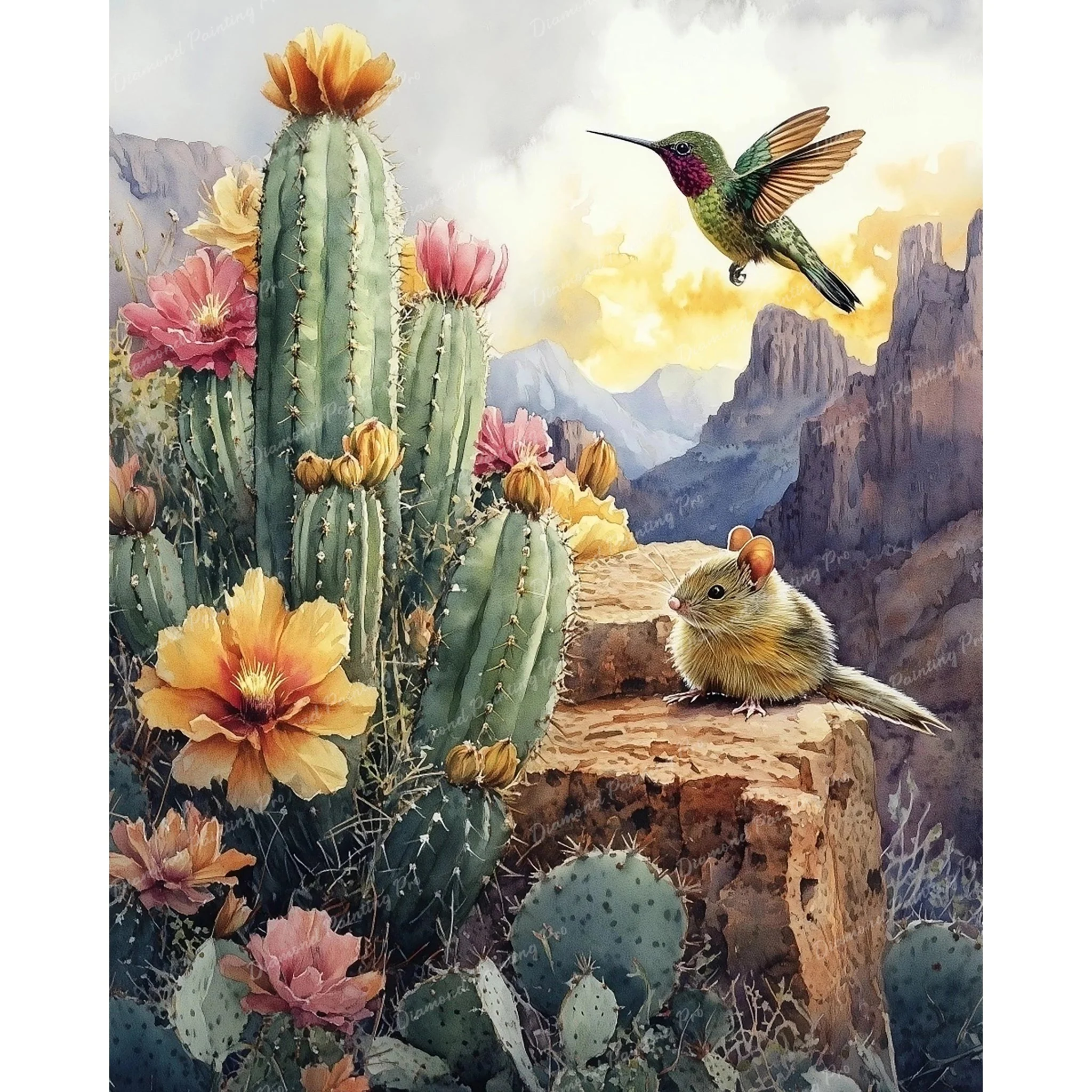 Cactus Companions | Diamond Painting - Image 2