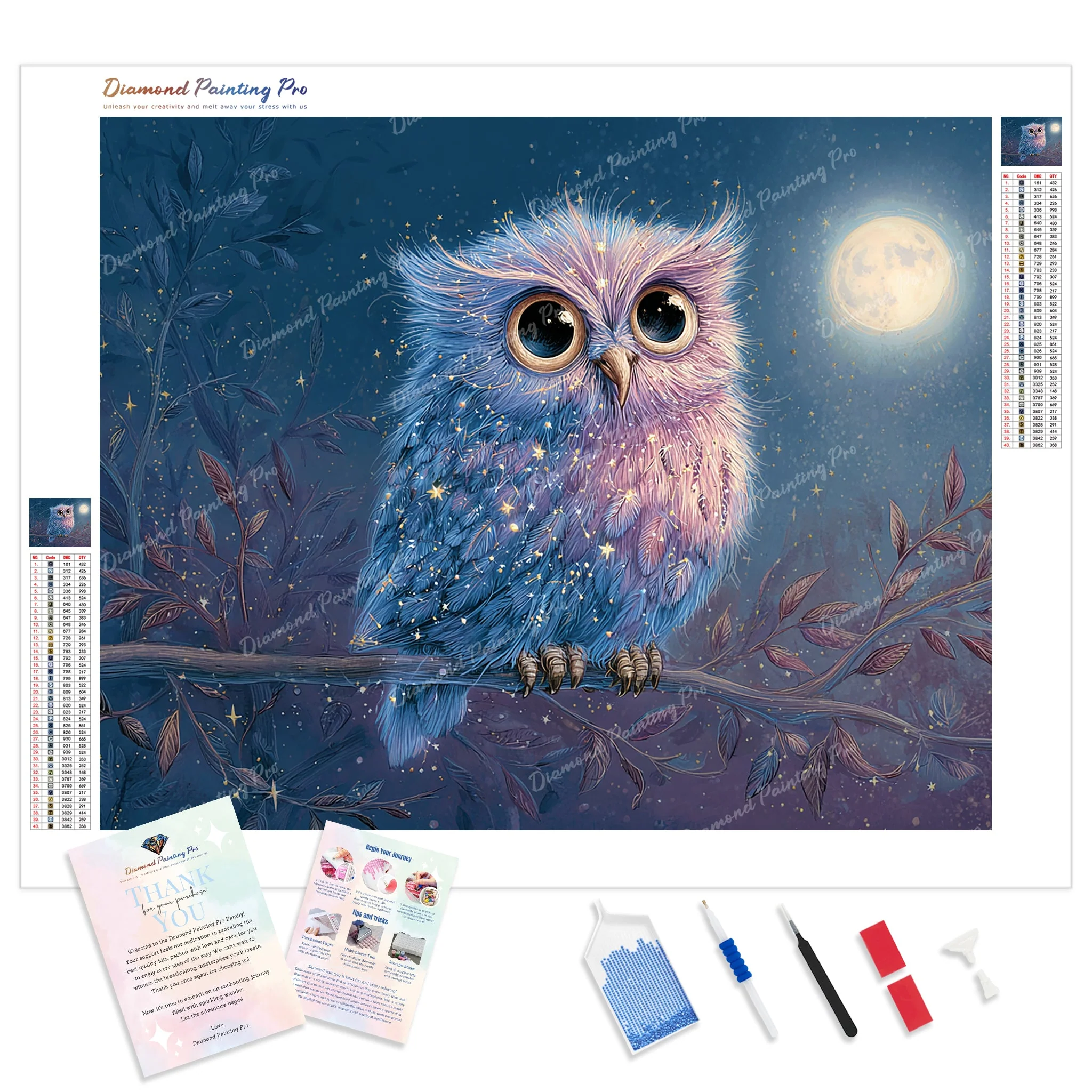 Celestial Owl | Diamond Painting