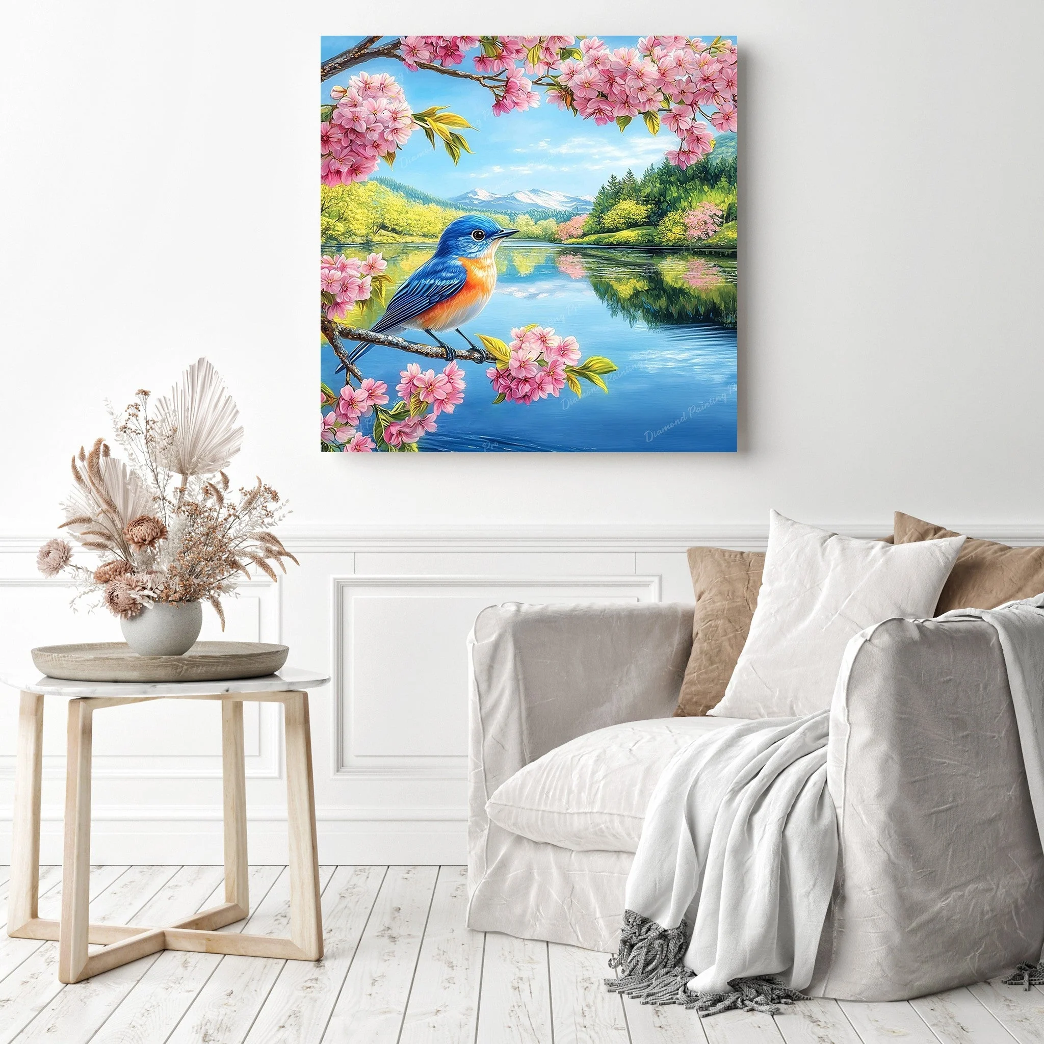 Cherry Lake Birdie | Diamond Painting - Image 3