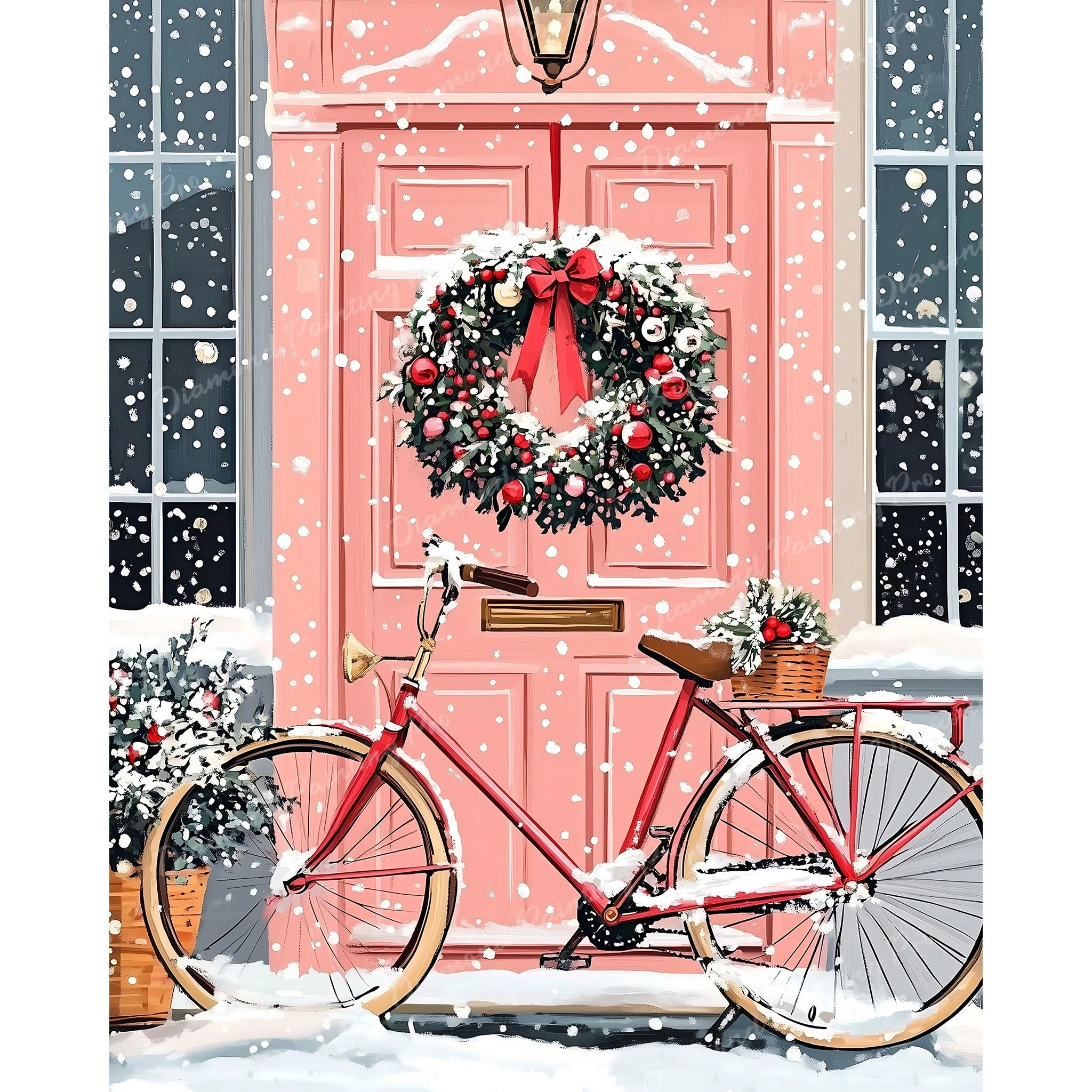 Christmas Bike Ride | Diamond Painting - Image 2