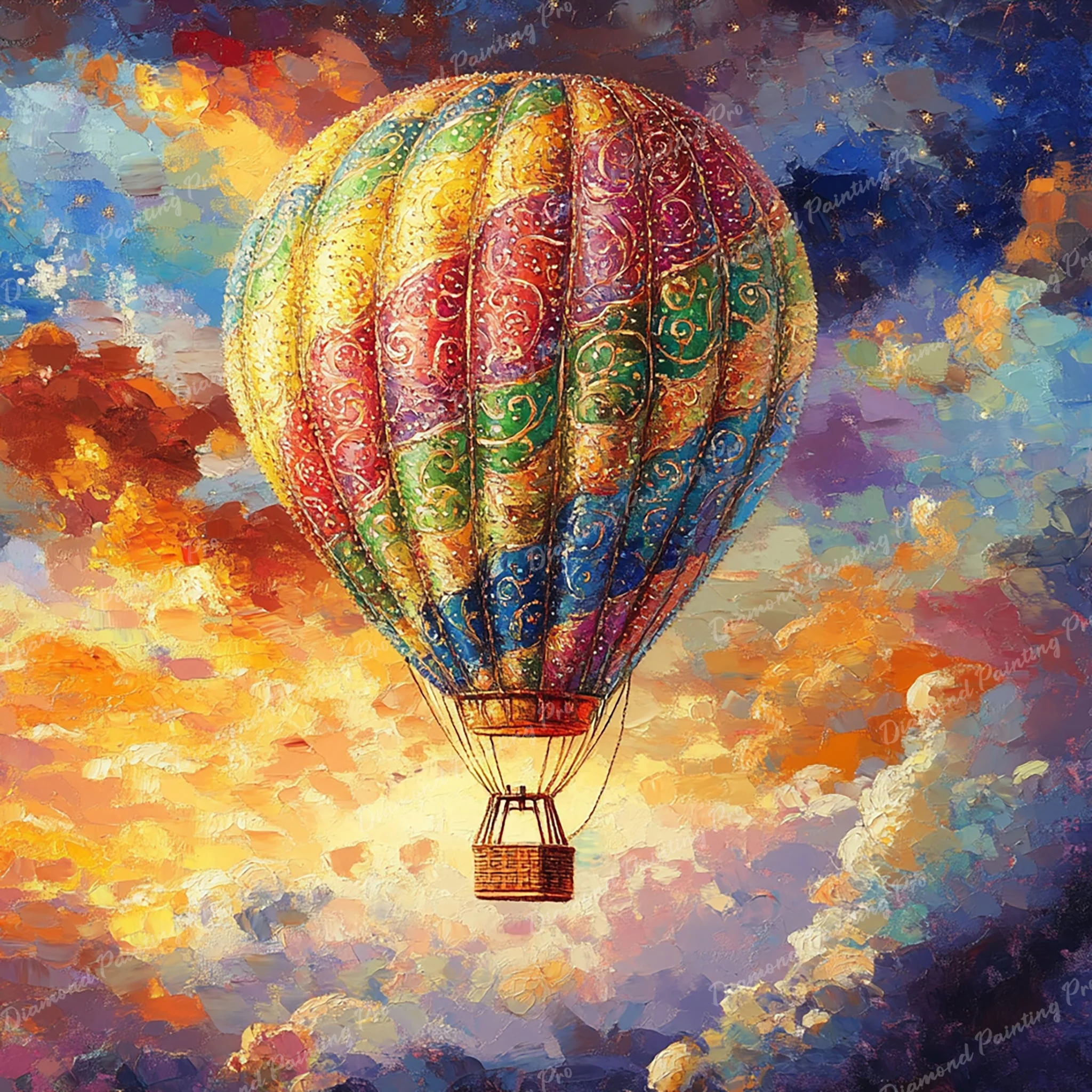 Cloudland Voyager | Diamond Painting - Image 2