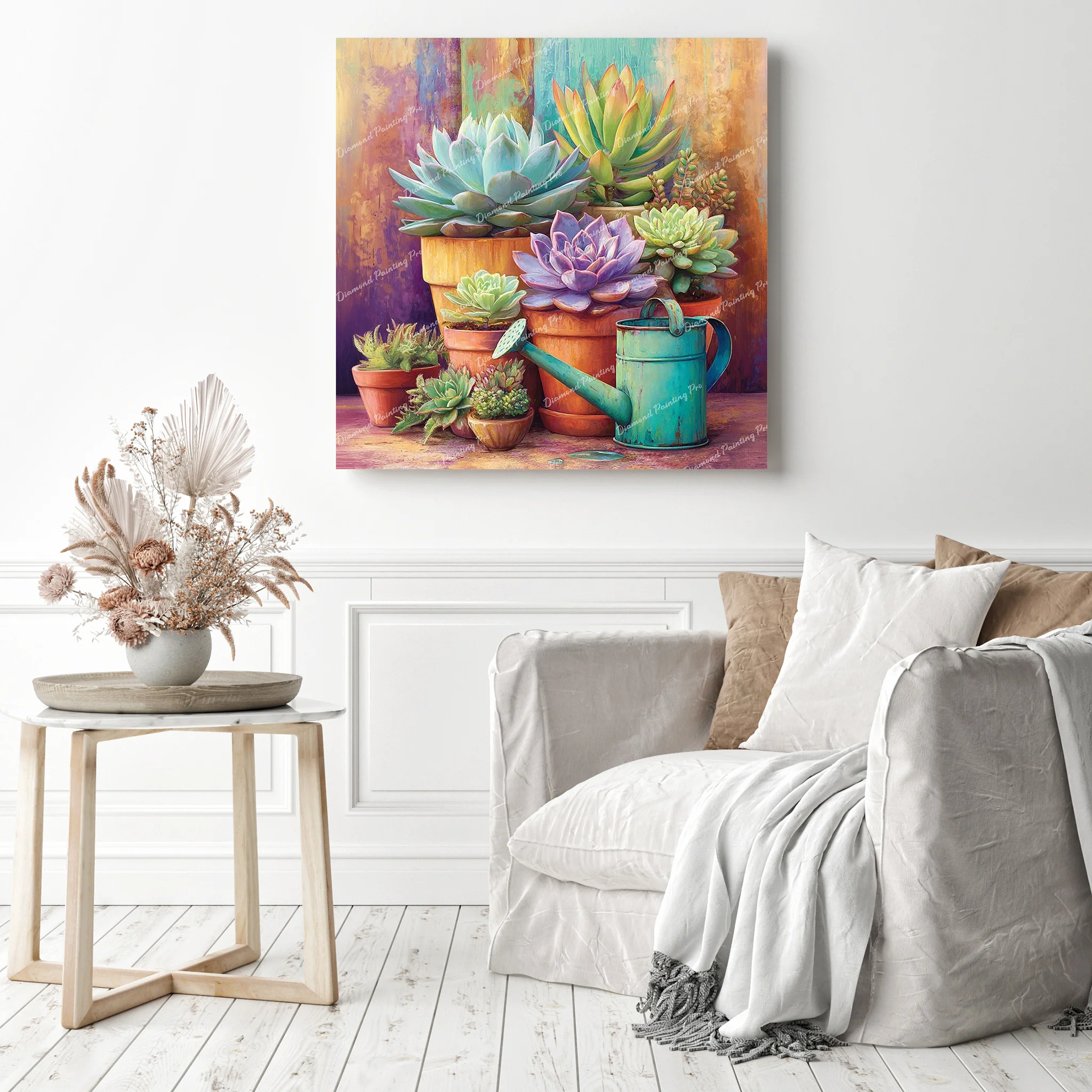 Colorful Succulents | Diamond Painting - Image 3
