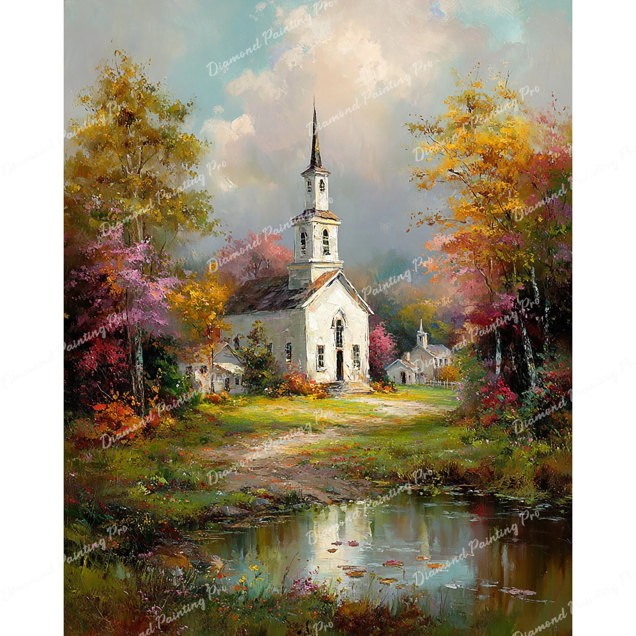 Colors of the Steeple | Diamond Painting - Image 2