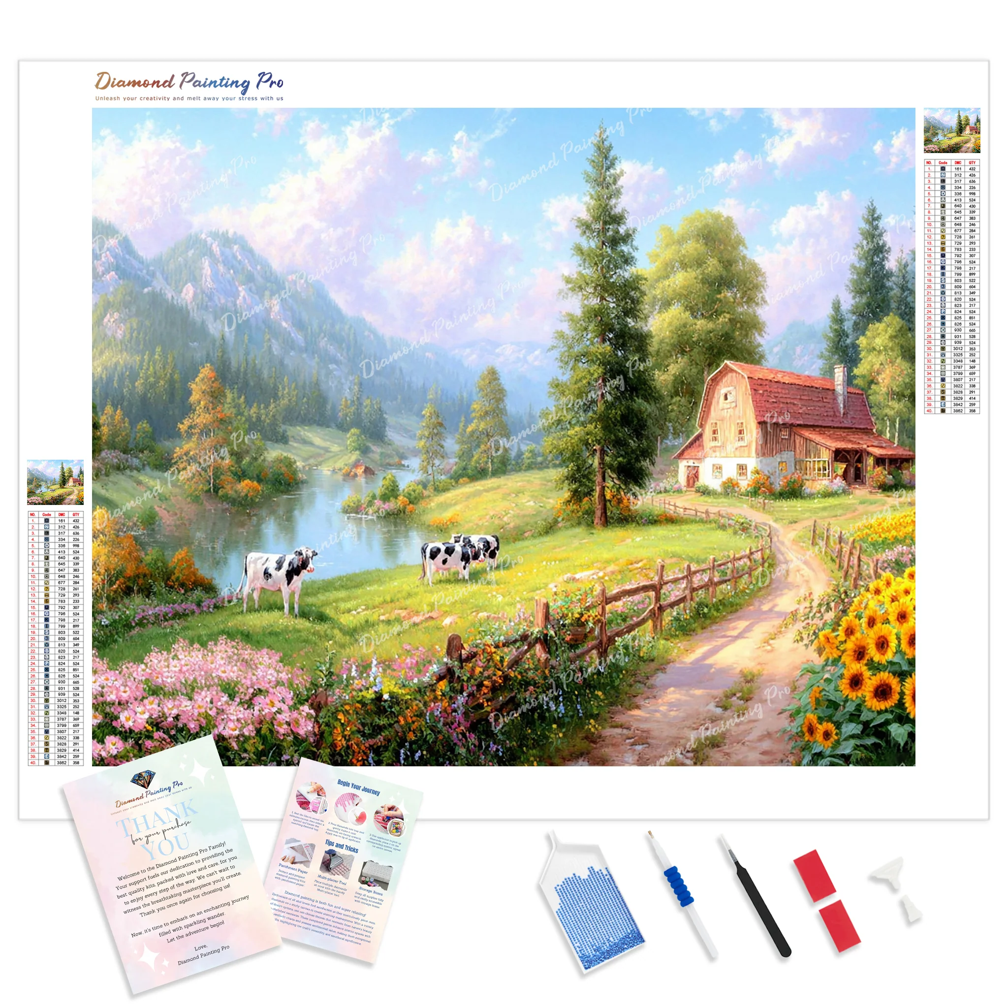 Countryside Farm | Diamond Painting