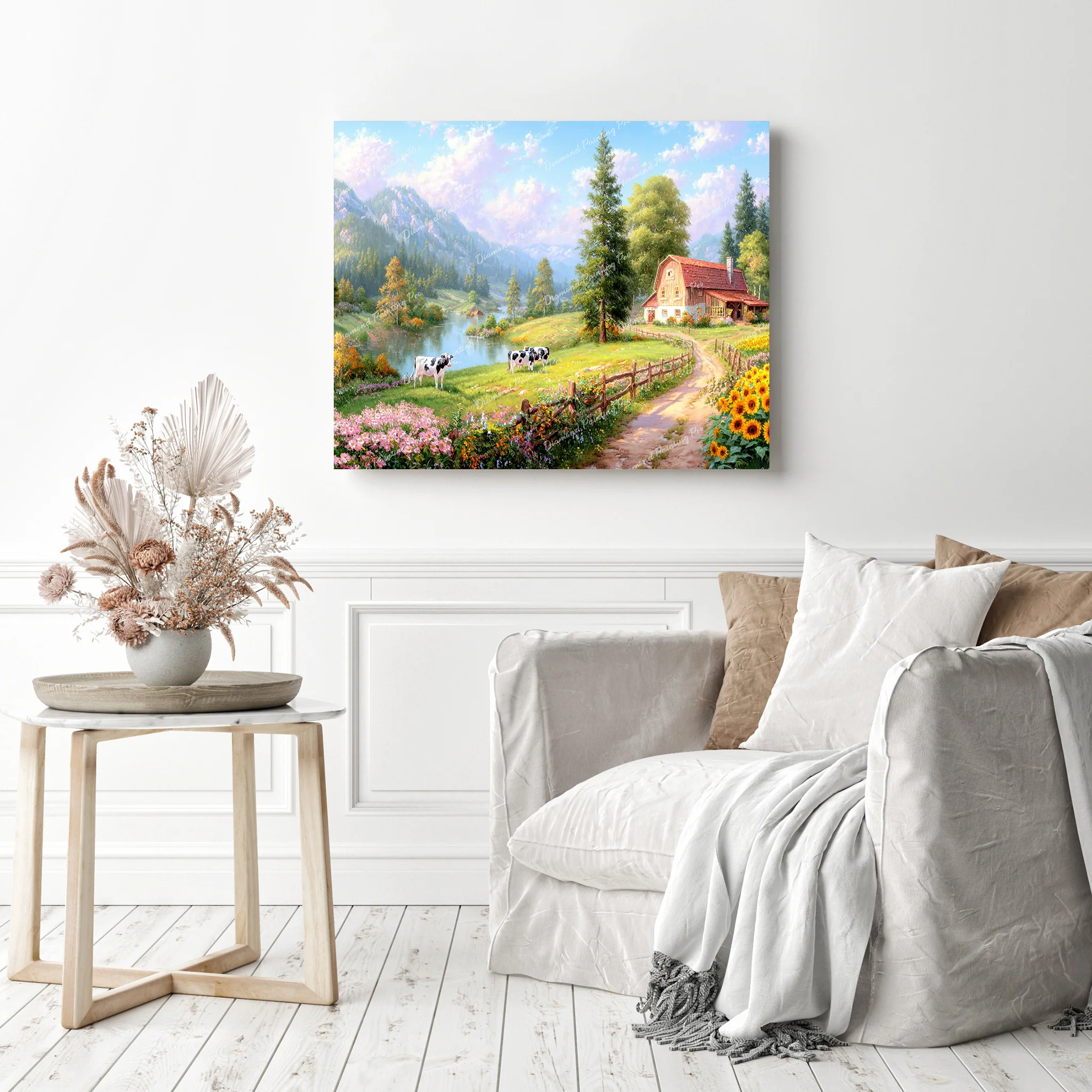 Countryside Farm | Diamond Painting - Image 3
