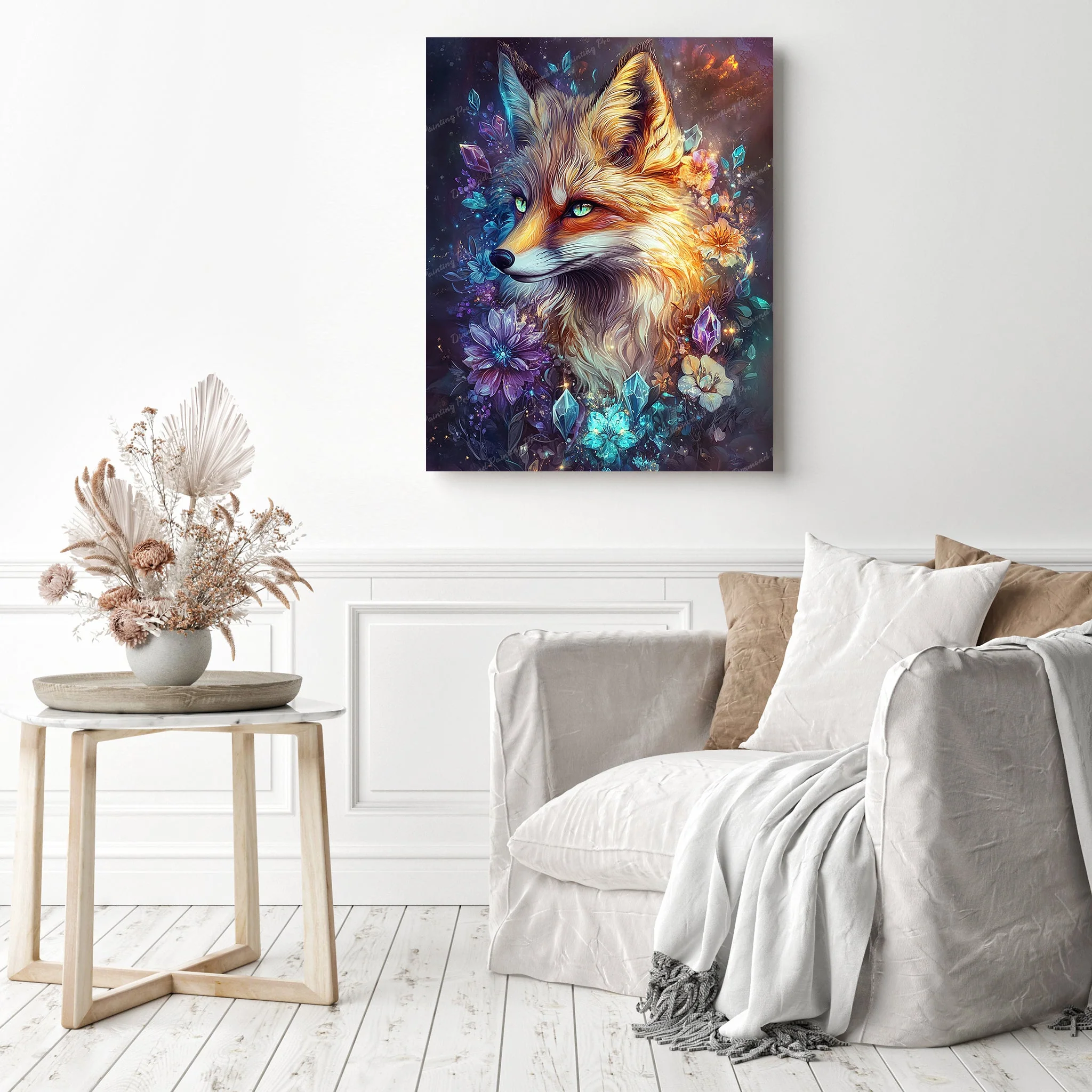 Crystal Bloom Fox | Diamond Painting - Image 3