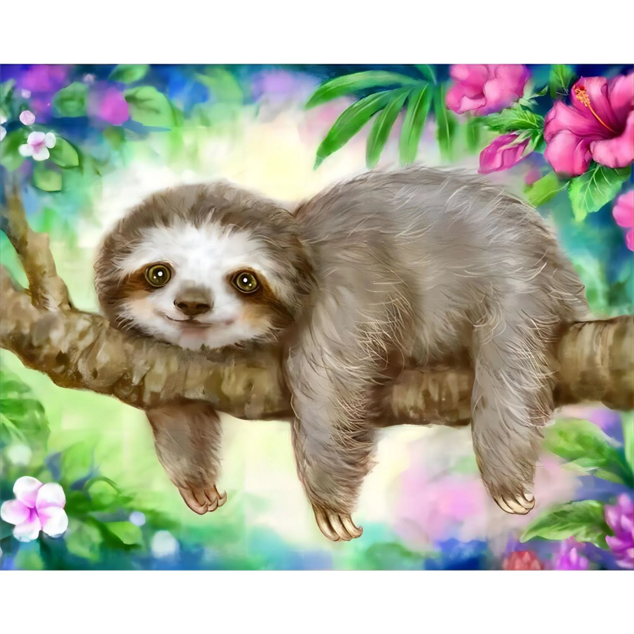 Cute Sloth | Diamond Painting - Image 2