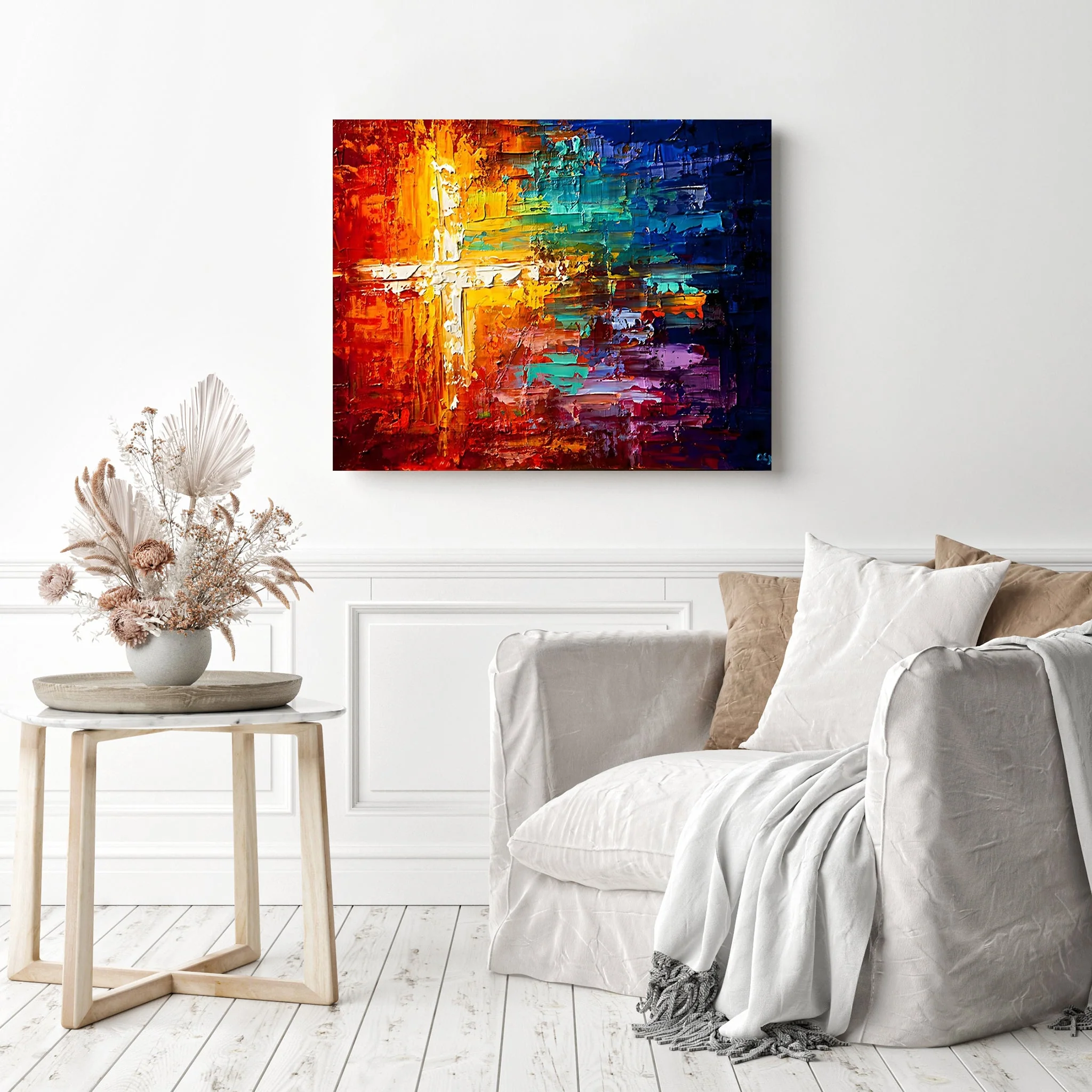 Abstract Rainbow Paints | Diamond Painting - Image 3