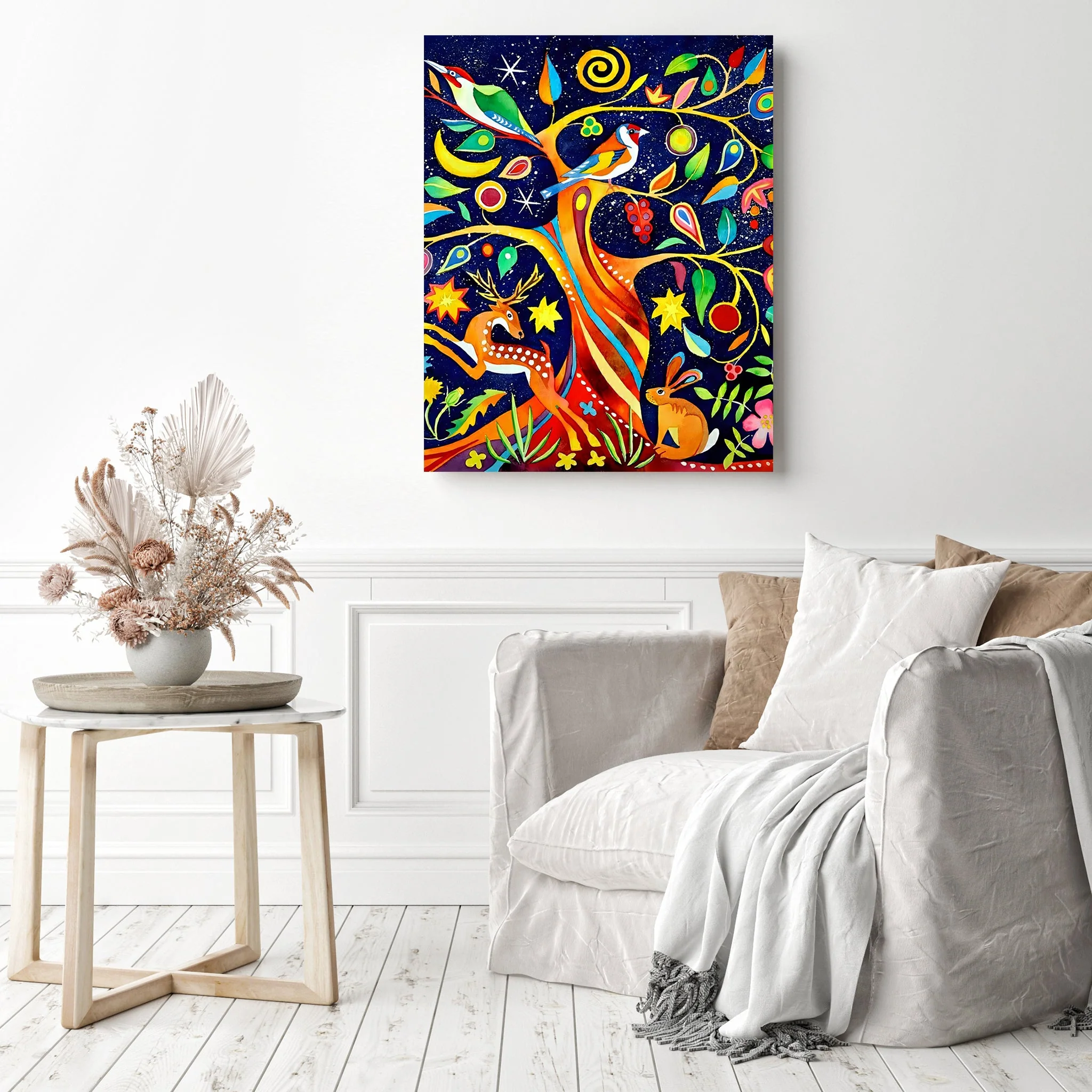 Folk Tree | Diamond Painting - Image 3