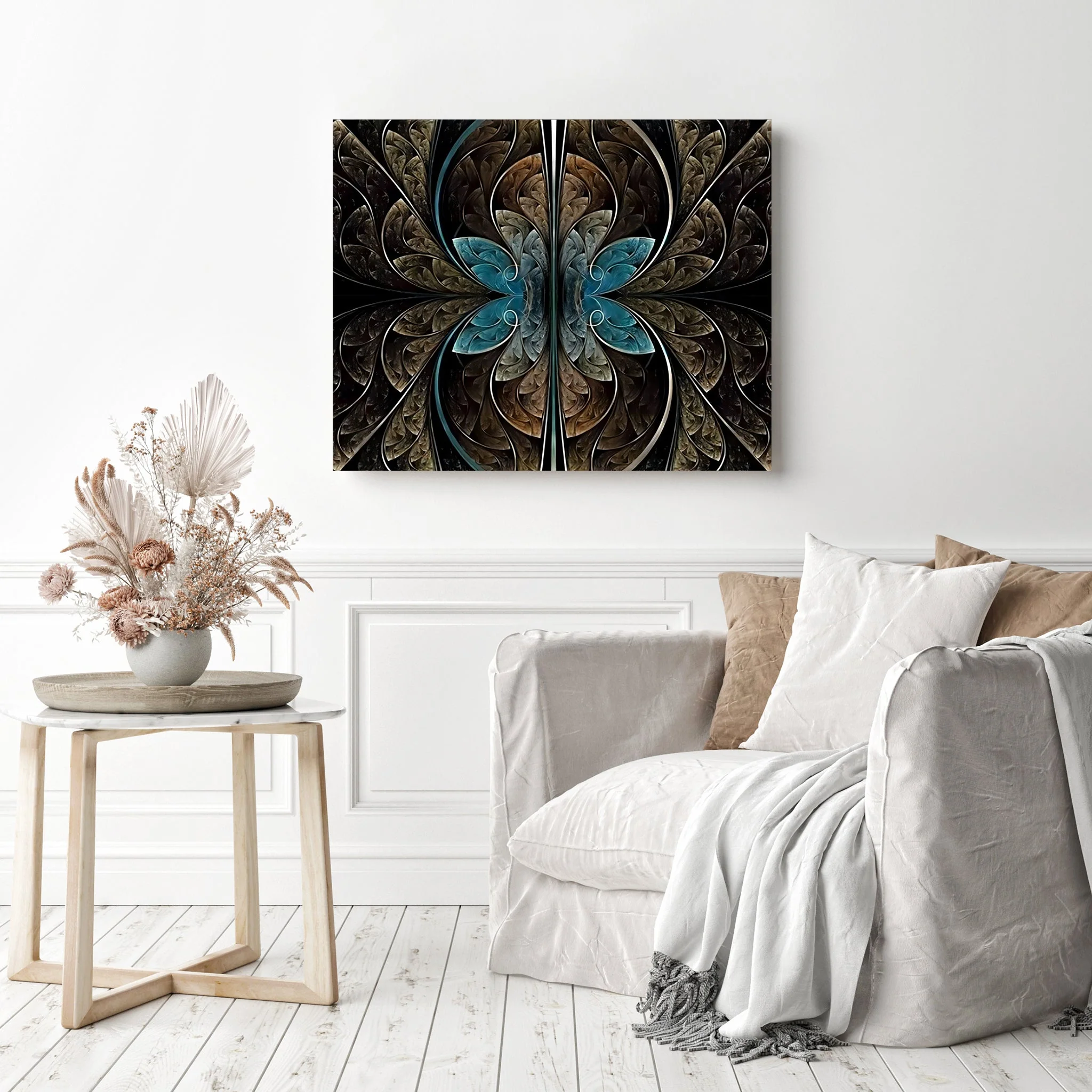 Multicolored Symmetrical Fractal Pattern | Diamond Painting - Image 3