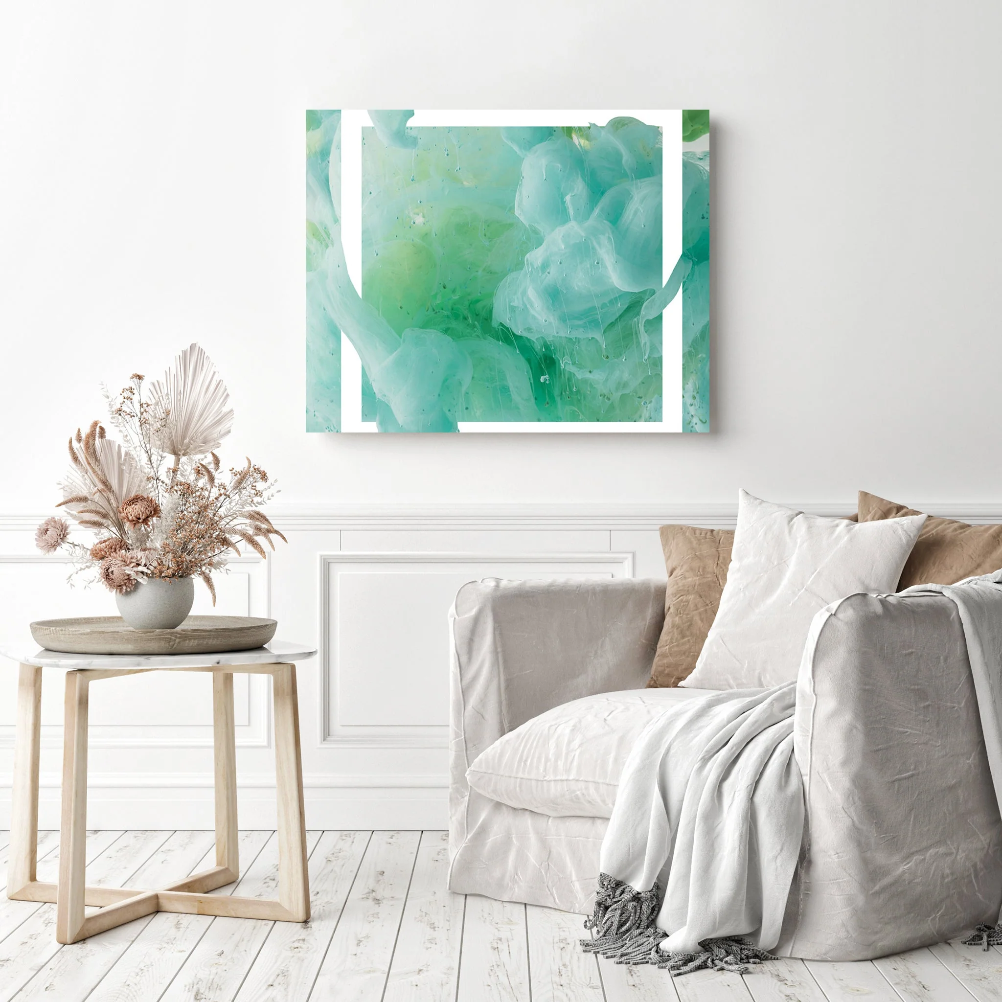 Teal Smoke | Diamond Painting - Image 3