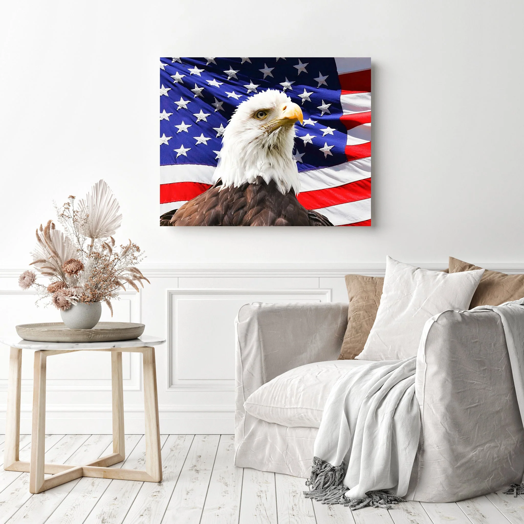 American Eagle and Flag | Diamond Painting - Image 3