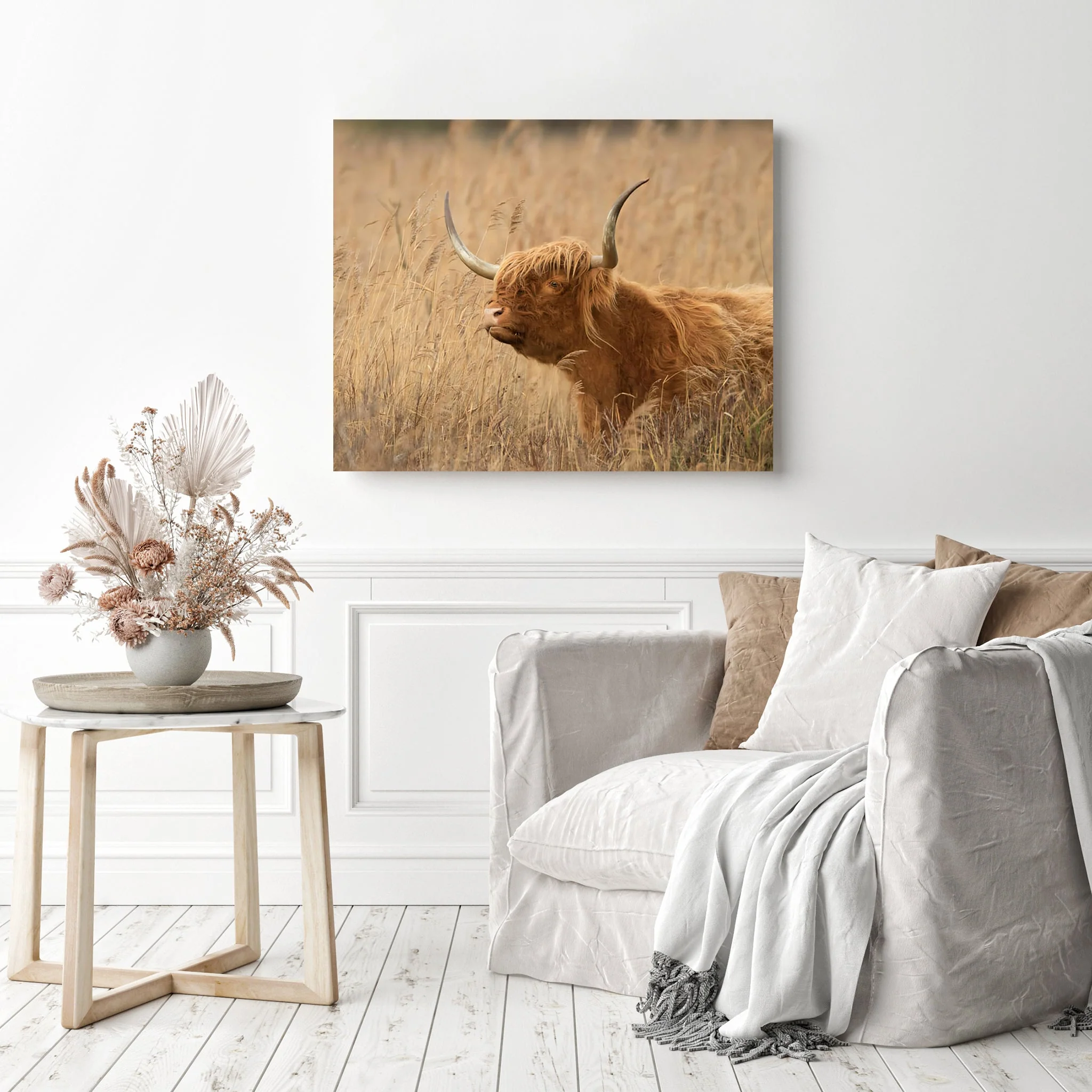 Countryside Highland Cow | Diamond Painting - Image 3
