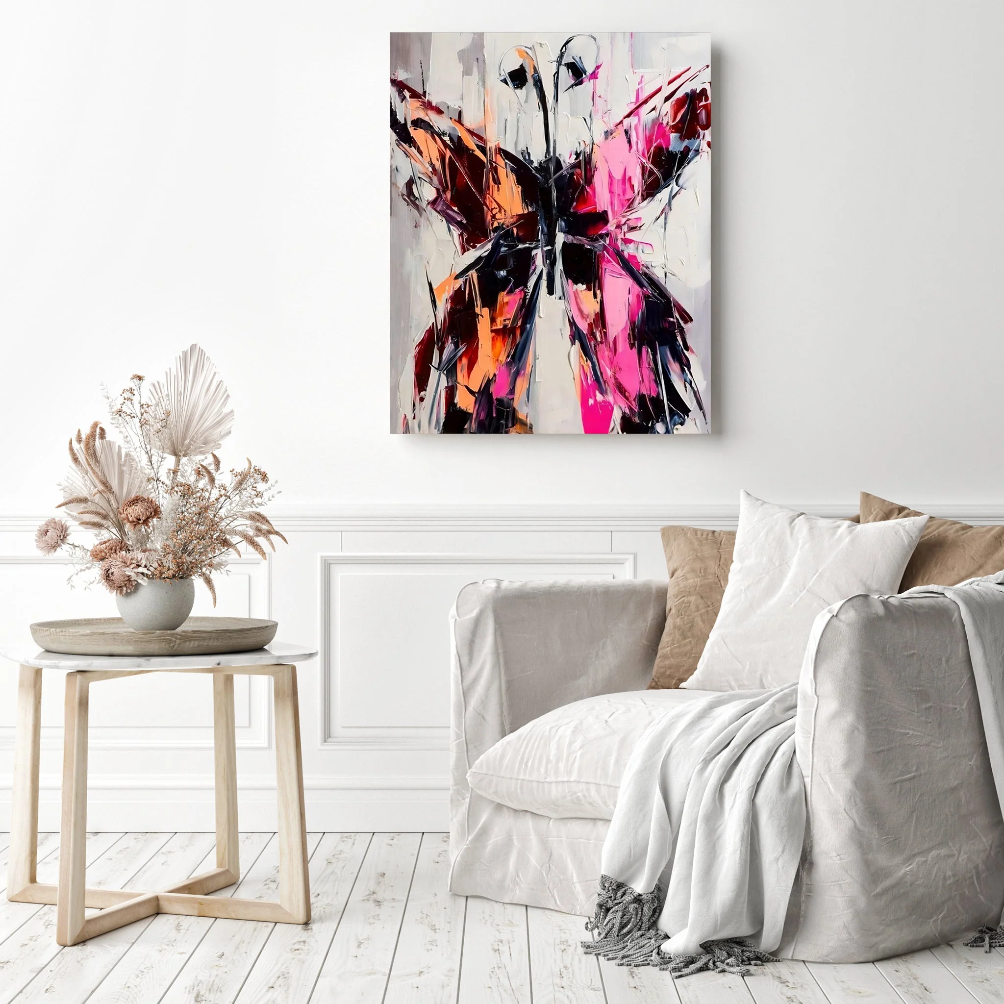 Orange & Pink Butterfly | Diamond Painting - Image 3