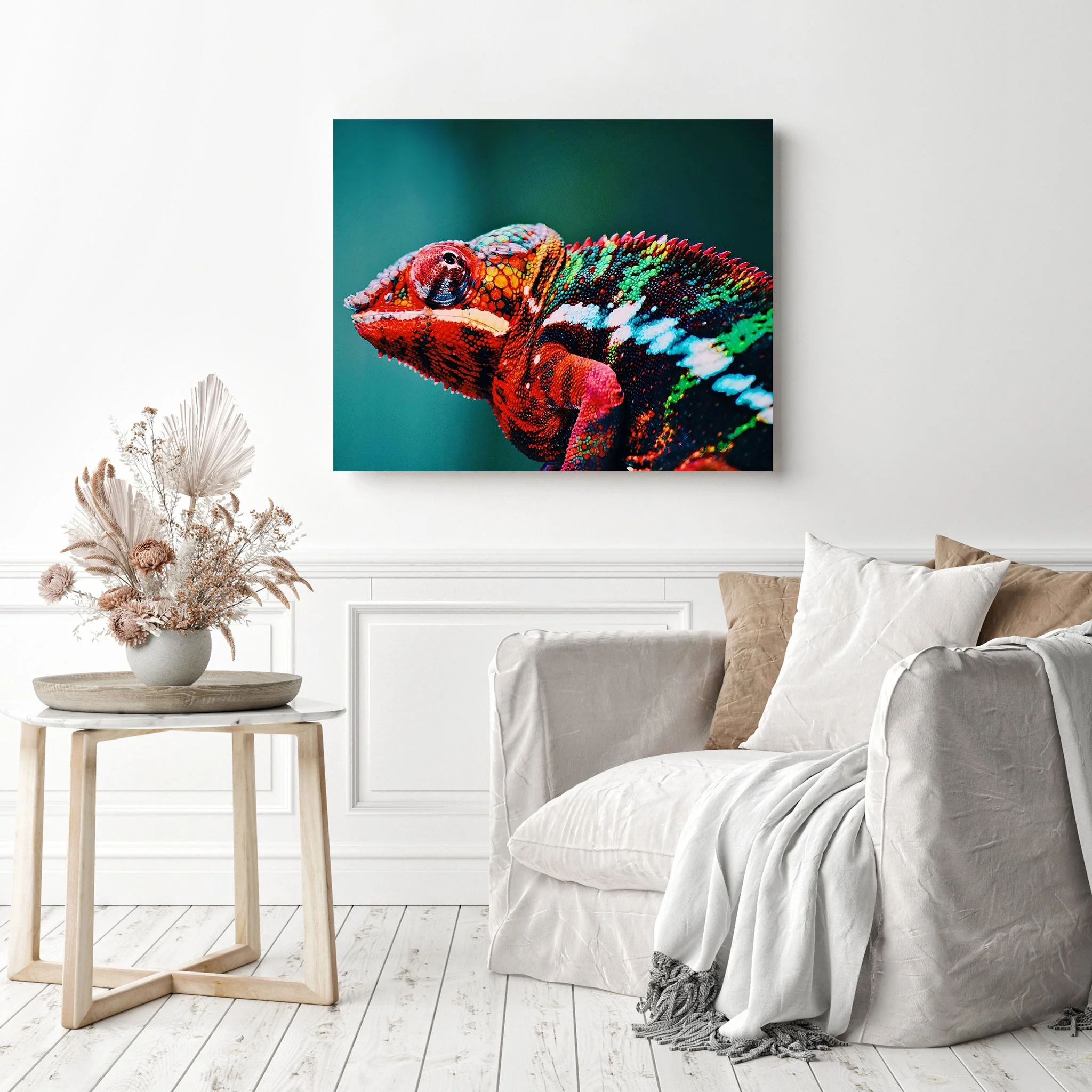 Red Chameleon | Diamond Painting - Image 3