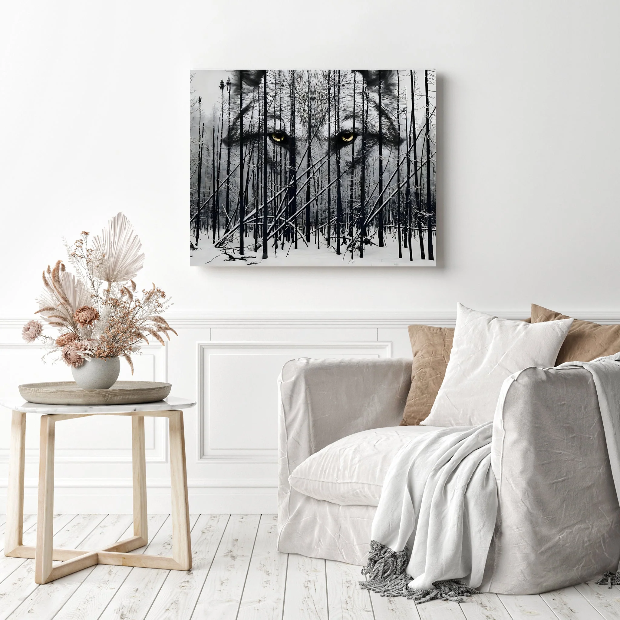 Wolf Winter Woods | Diamond Painting - Image 3