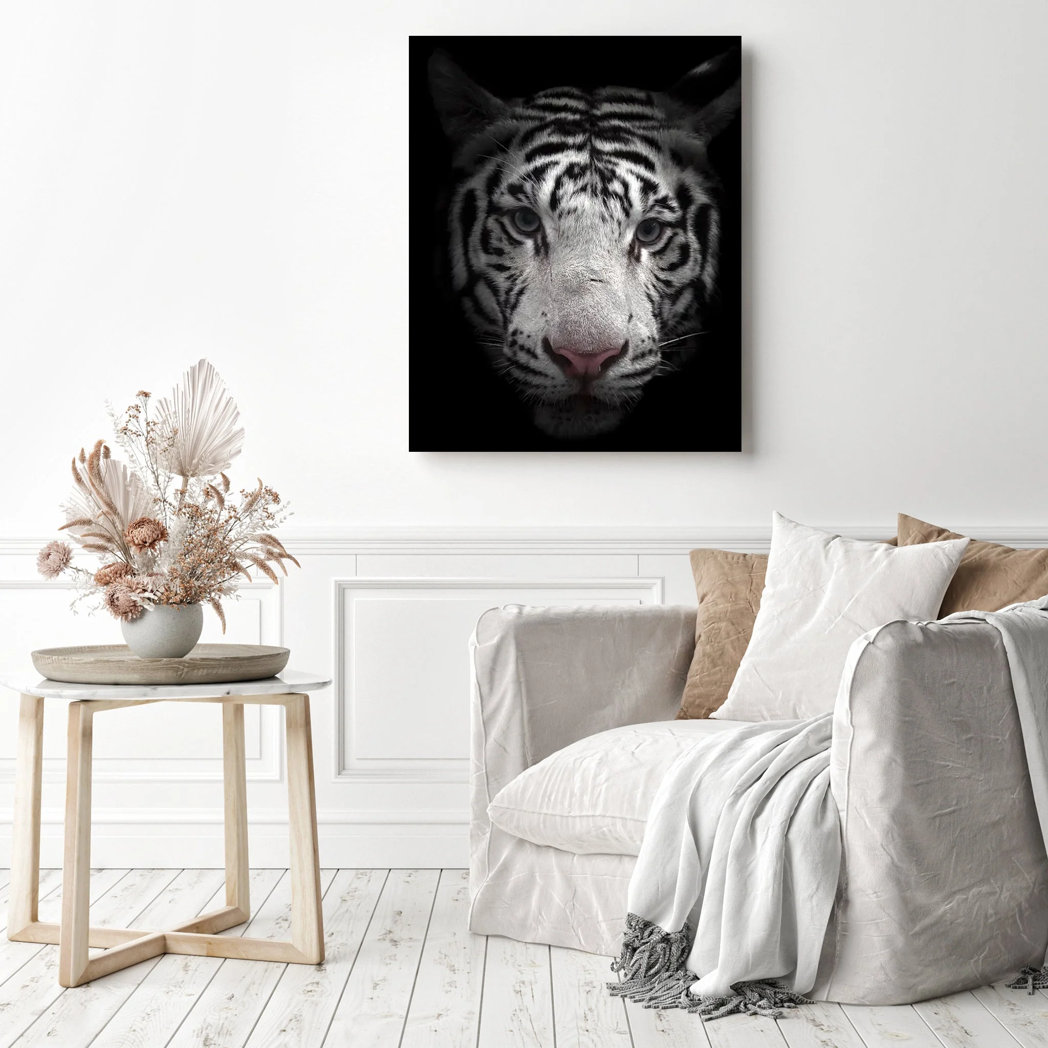 Black and White Bengal Tiger | Diamond Painting - Image 3