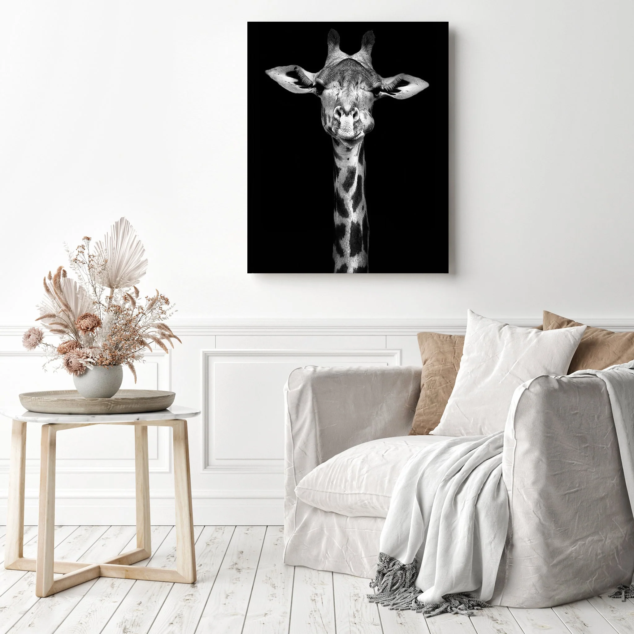 Black and White Giraffe | Diamond Painting - Image 3