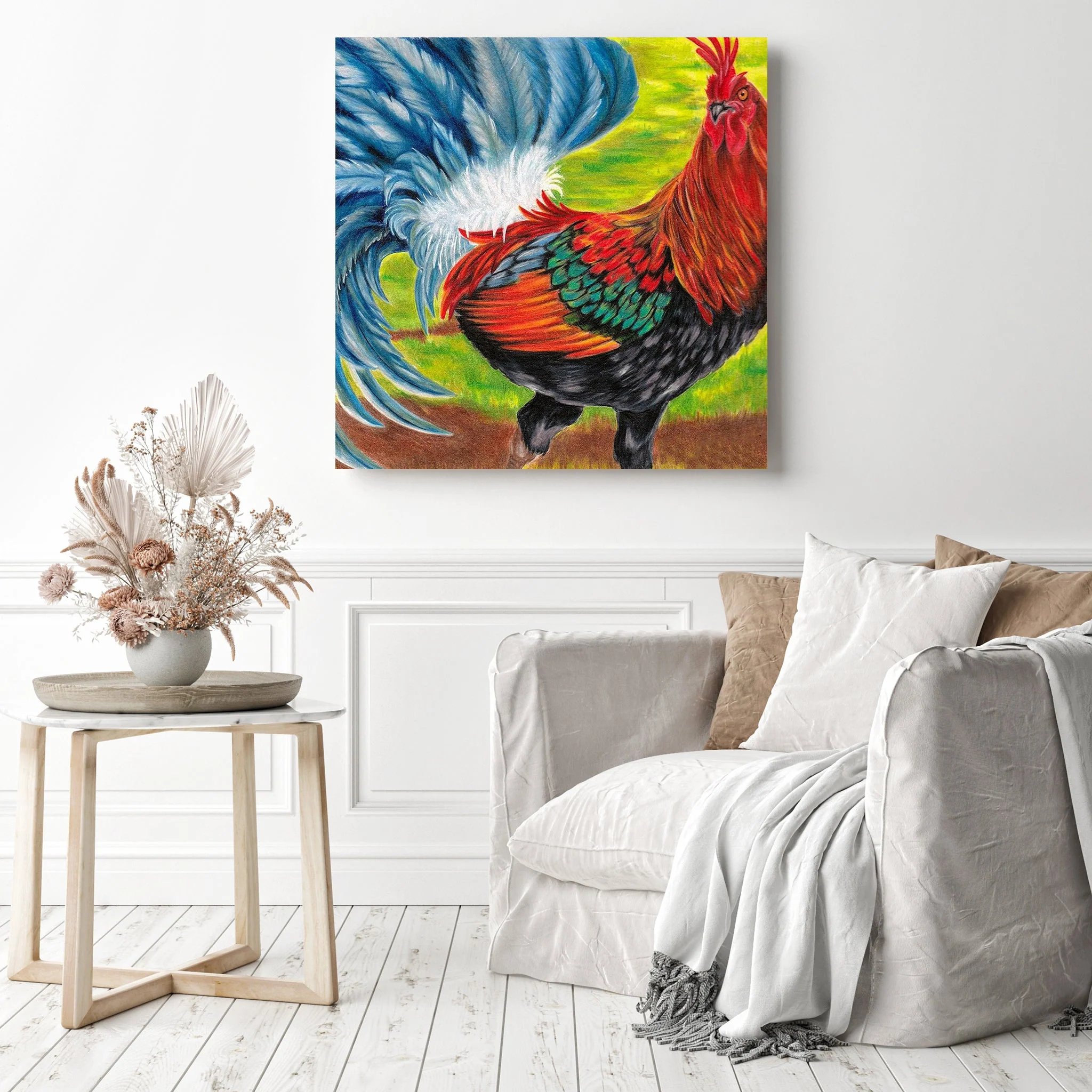 Rooster drawing | Diamond Painting - Image 3