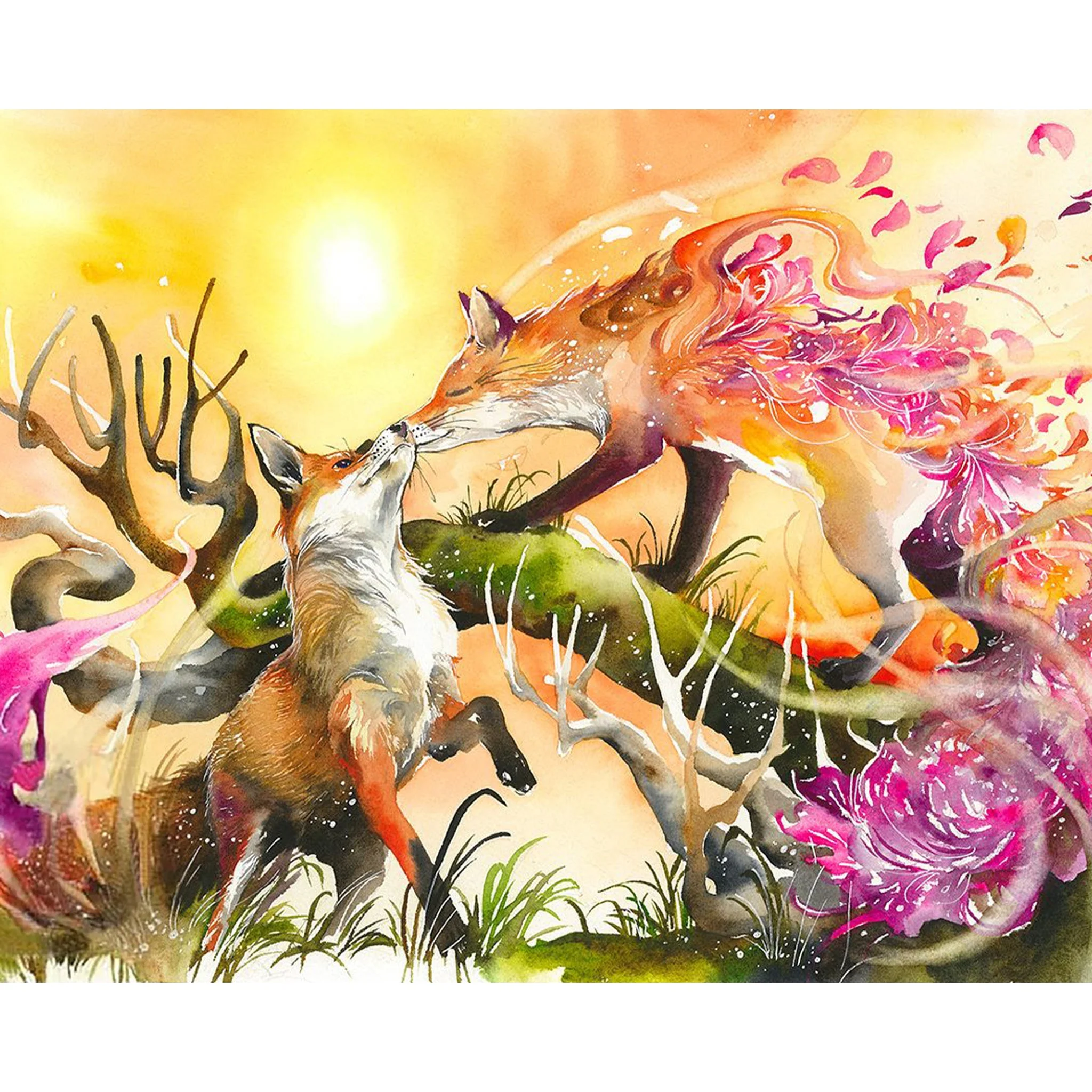 Colorful Fox | Diamond Painting - Image 2