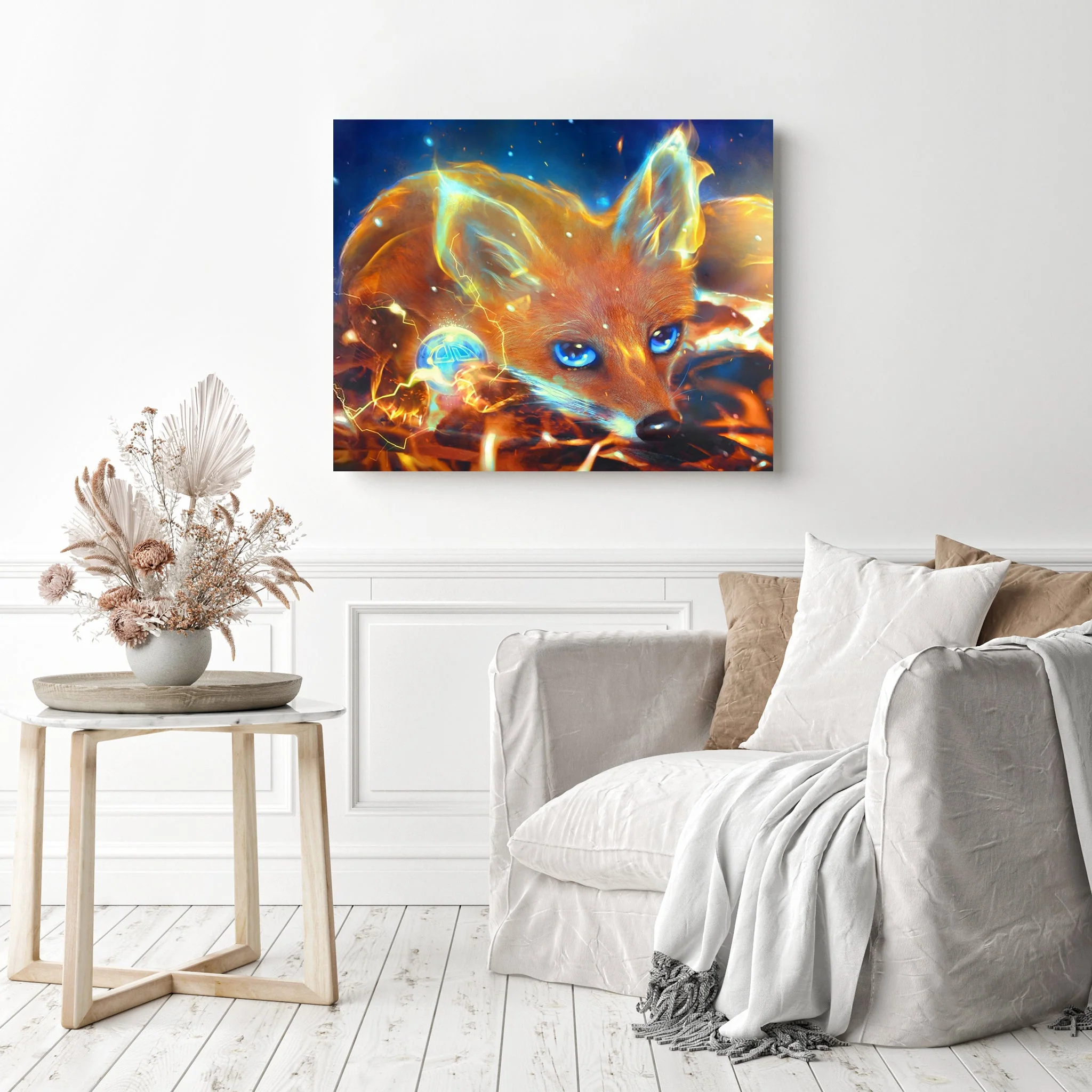 Fluorescent Fox | Diamond Painting - Image 3