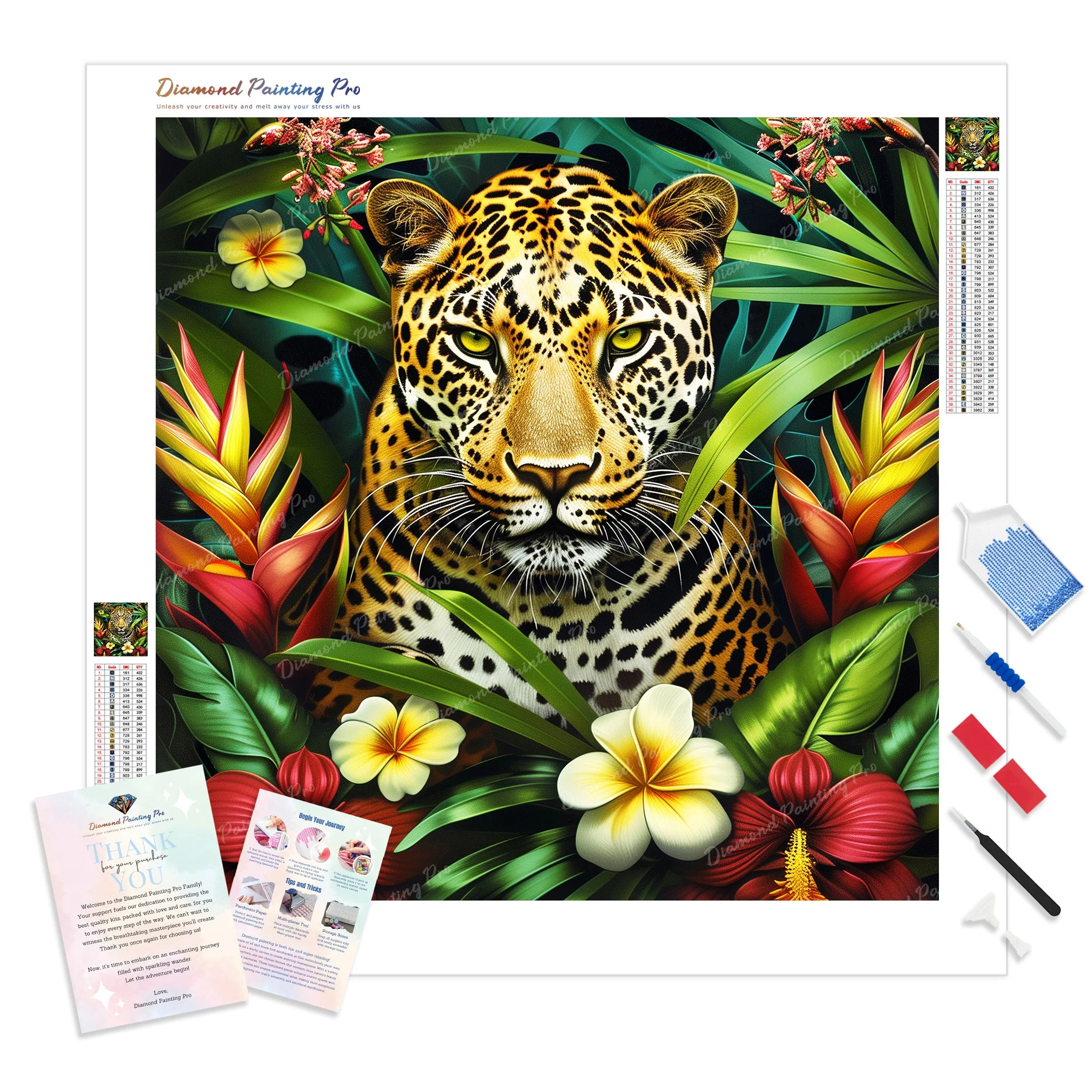 Jungle Leopard | Diamond Painting