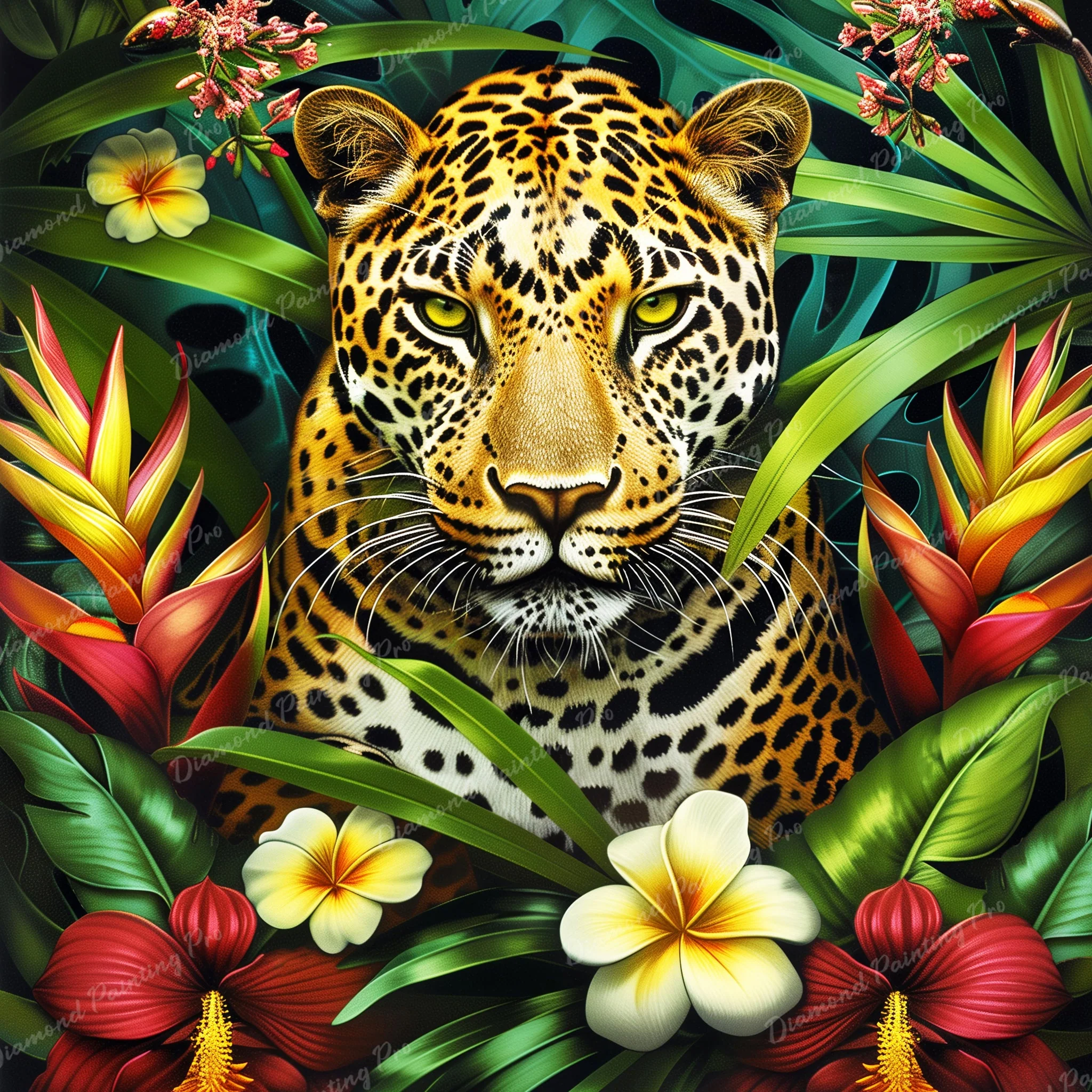 Jungle Leopard | Diamond Painting - Image 2