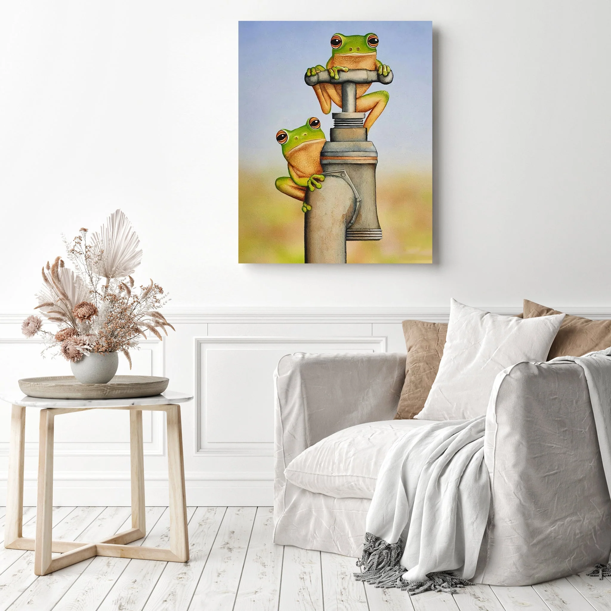 Frogs On Tap | Diamond Painting - Image 3