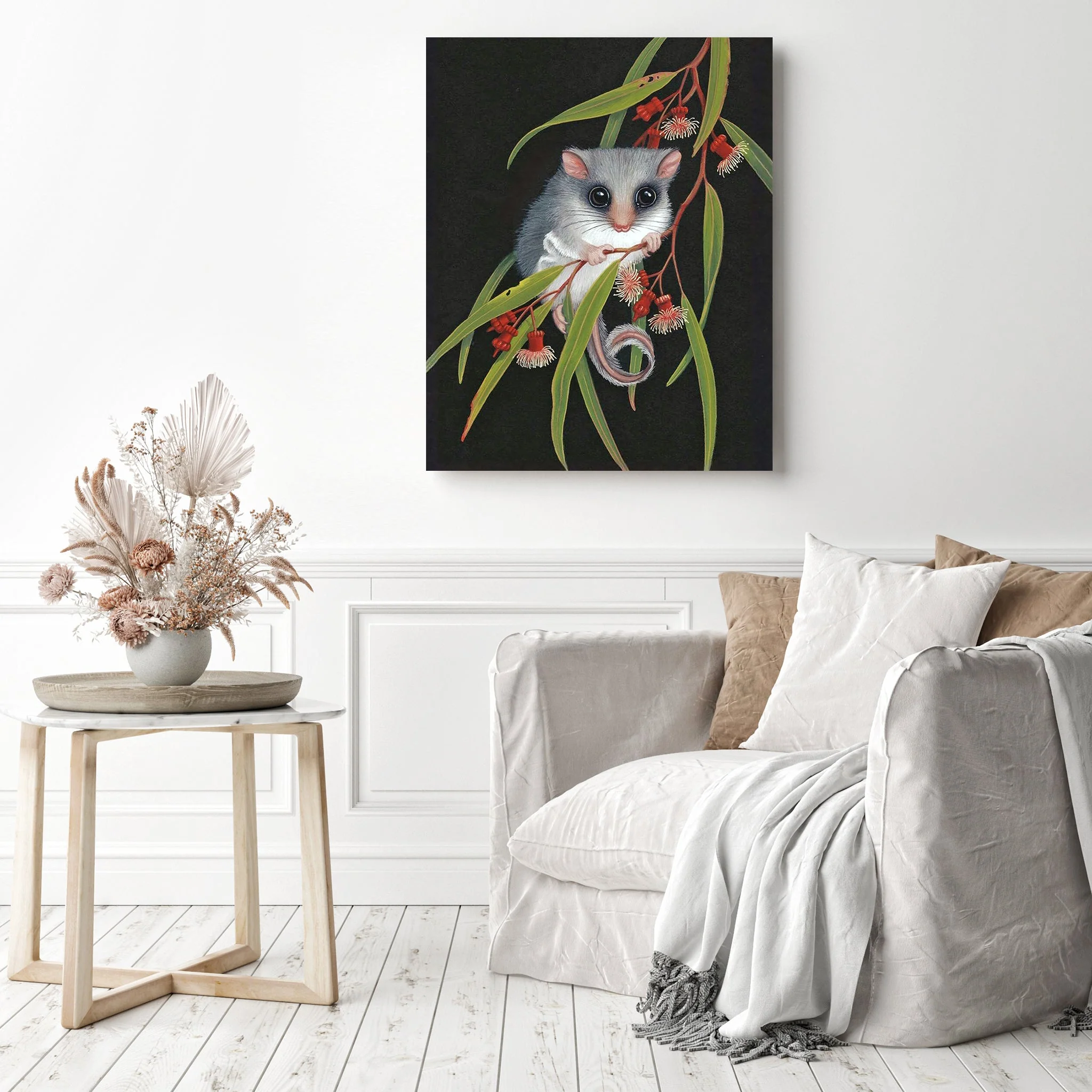 Feathertail Glider & Coral Gum | Diamond Painting - Image 3