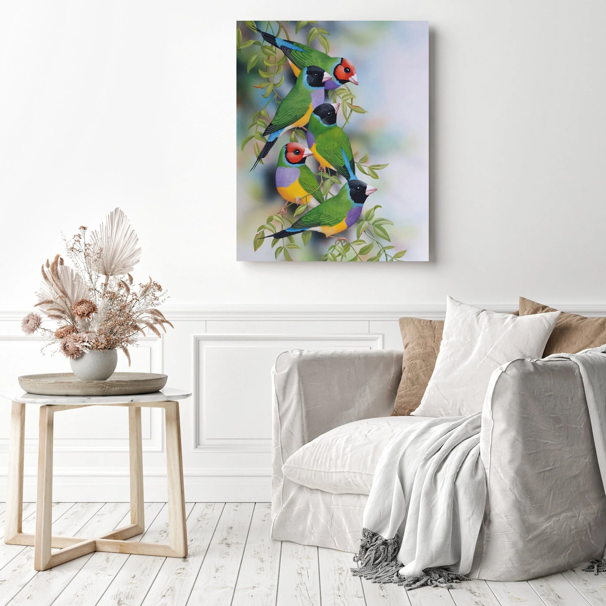 Gouldian Finches | Diamond Painting - Image 3