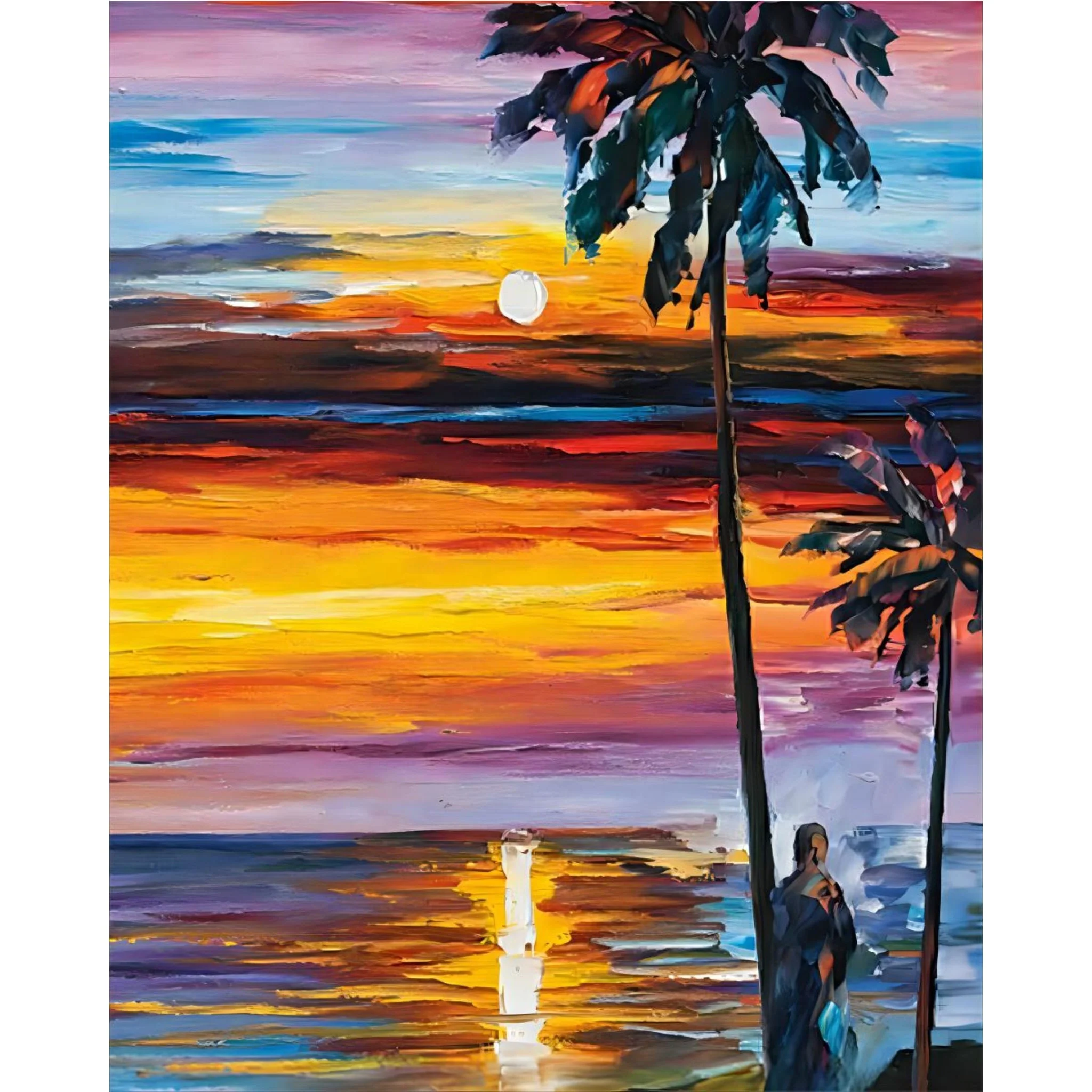 Sunset Beach | Diamond Painting - Image 2