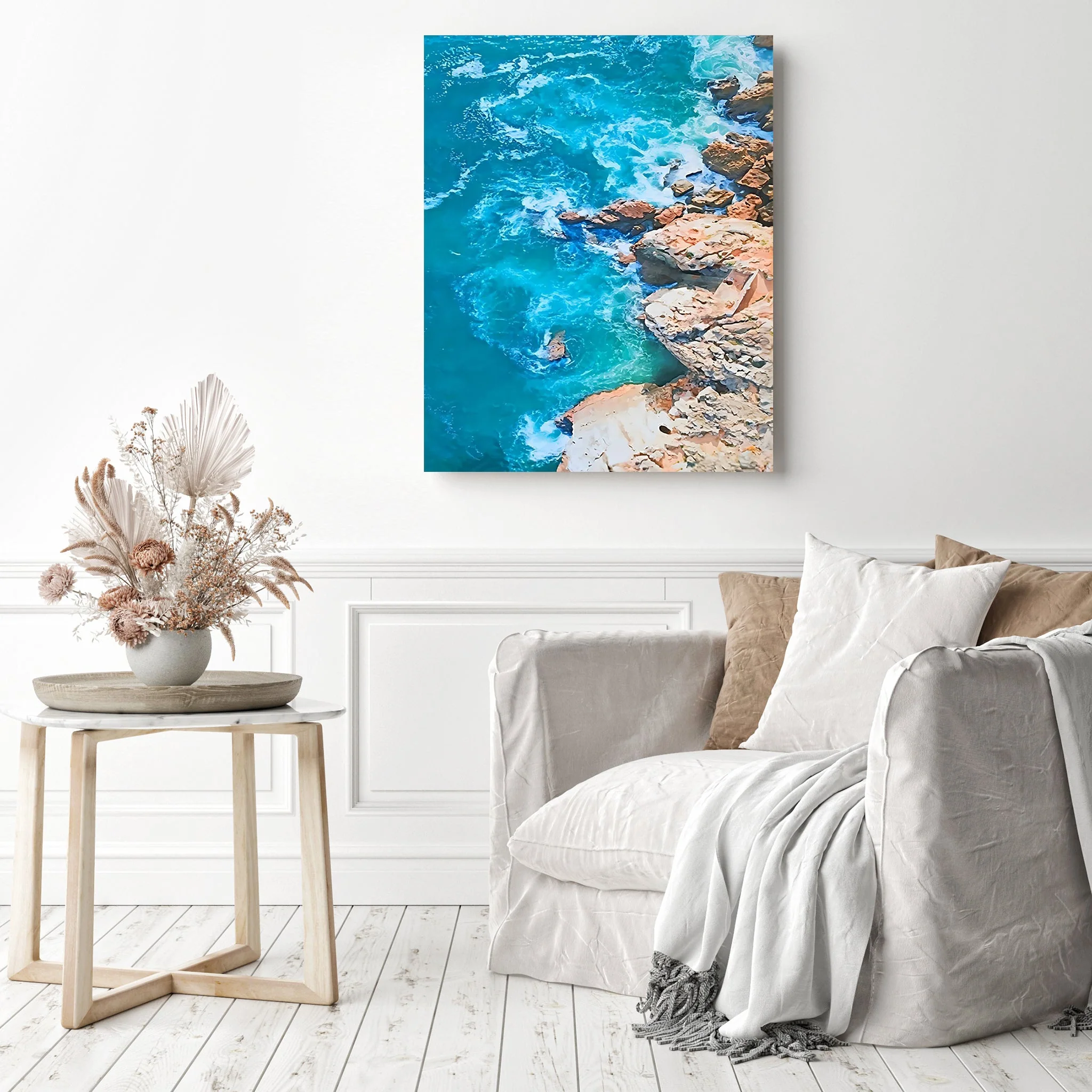 Calm Blue Ocean | Diamond Painting - Image 3