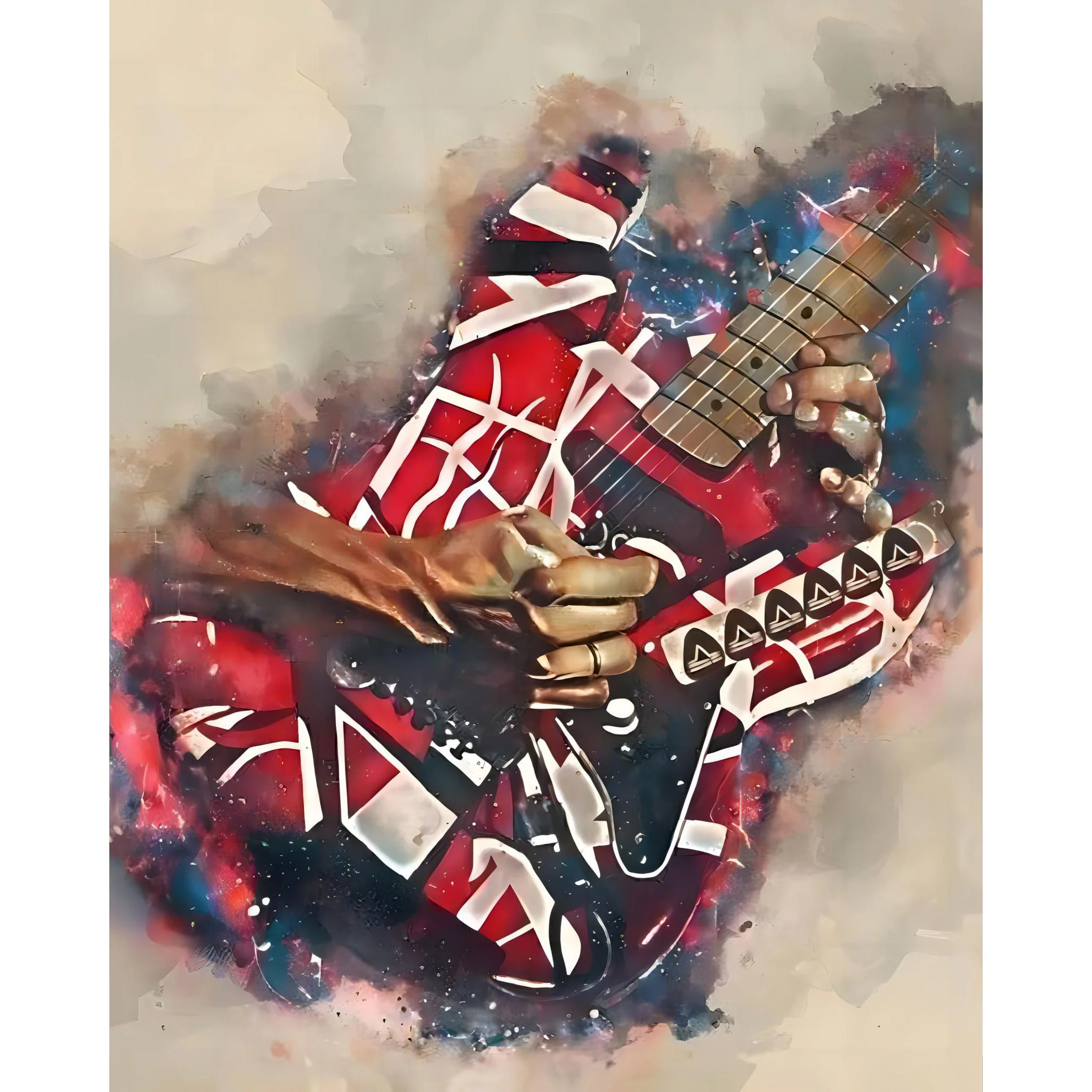 Eddie Van Halen's Electric Guitar | Diamond Painting - Image 2