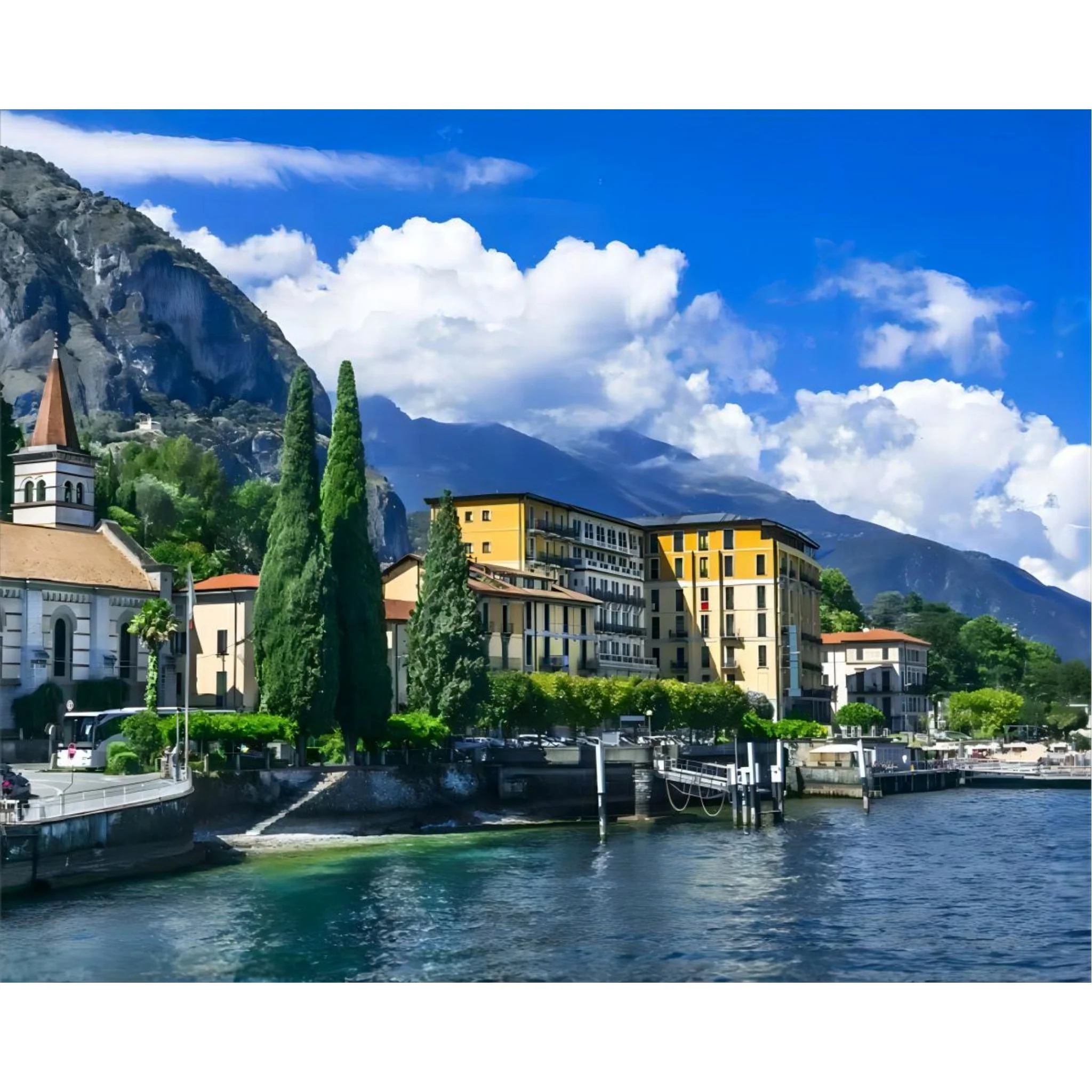 Lago di Como Italy | Diamond Painting - Image 2