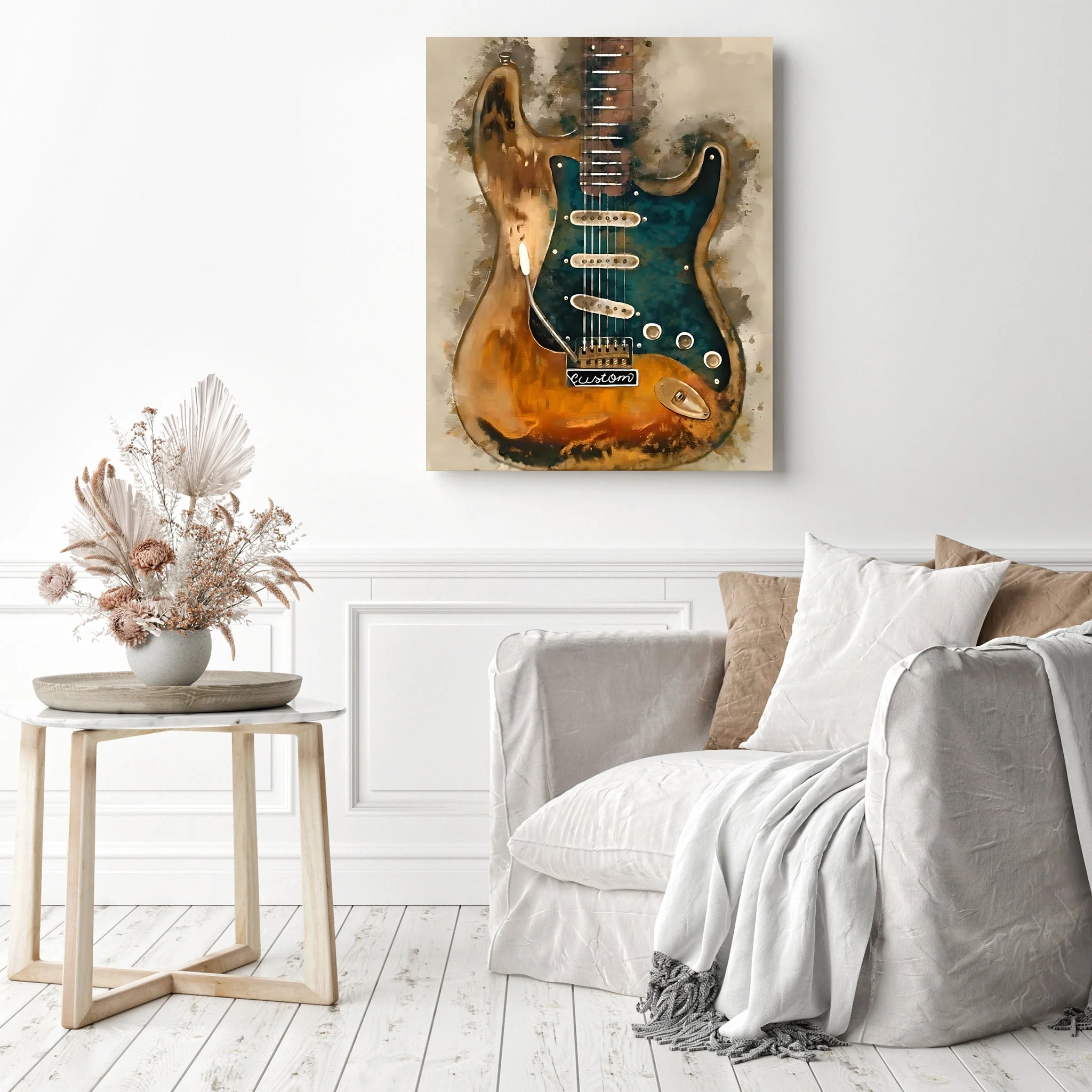 Stevie Ray Vaughan's Guitar | Diamond Painting - Image 3