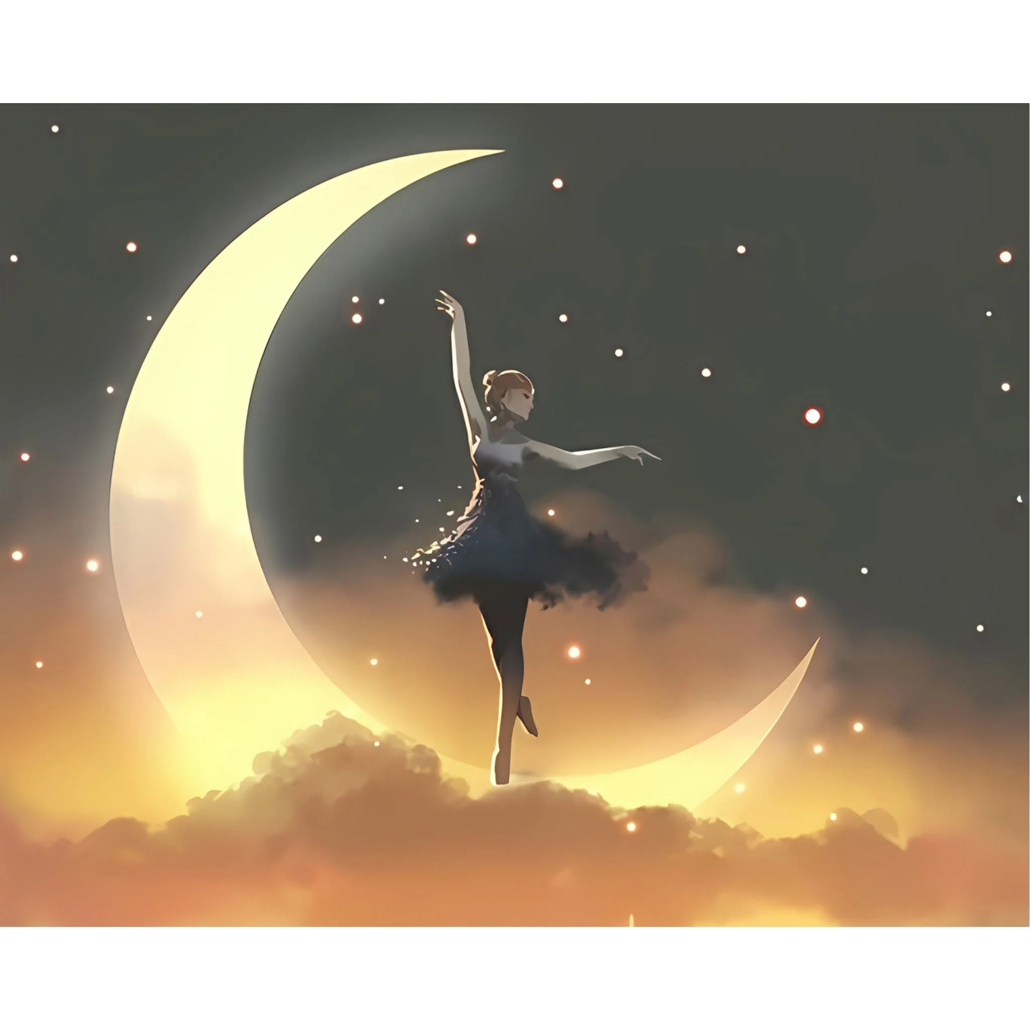 Moonlight Ballerina | Diamond Painting - Image 2