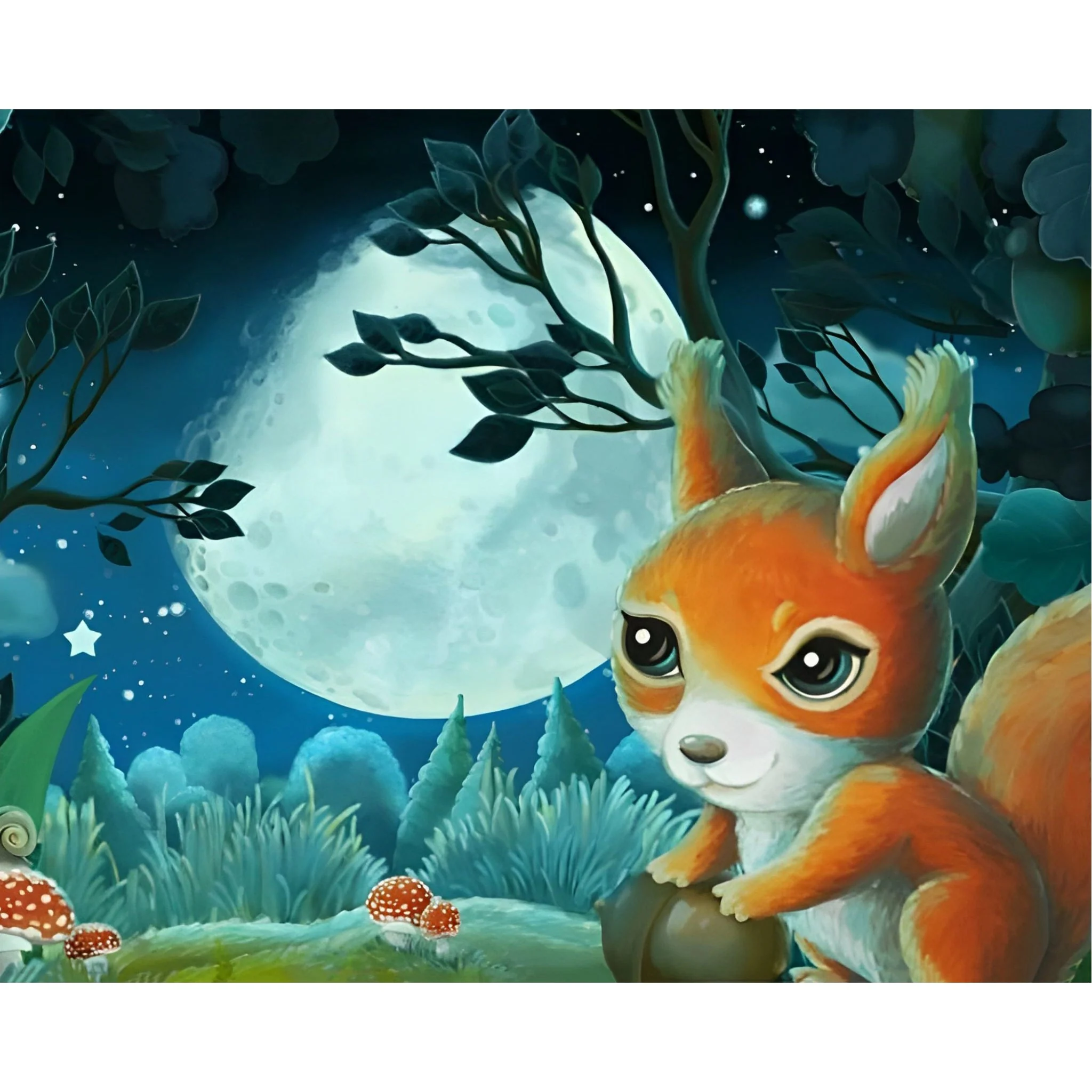 Squirrel Forest | Diamond Painting - Image 2