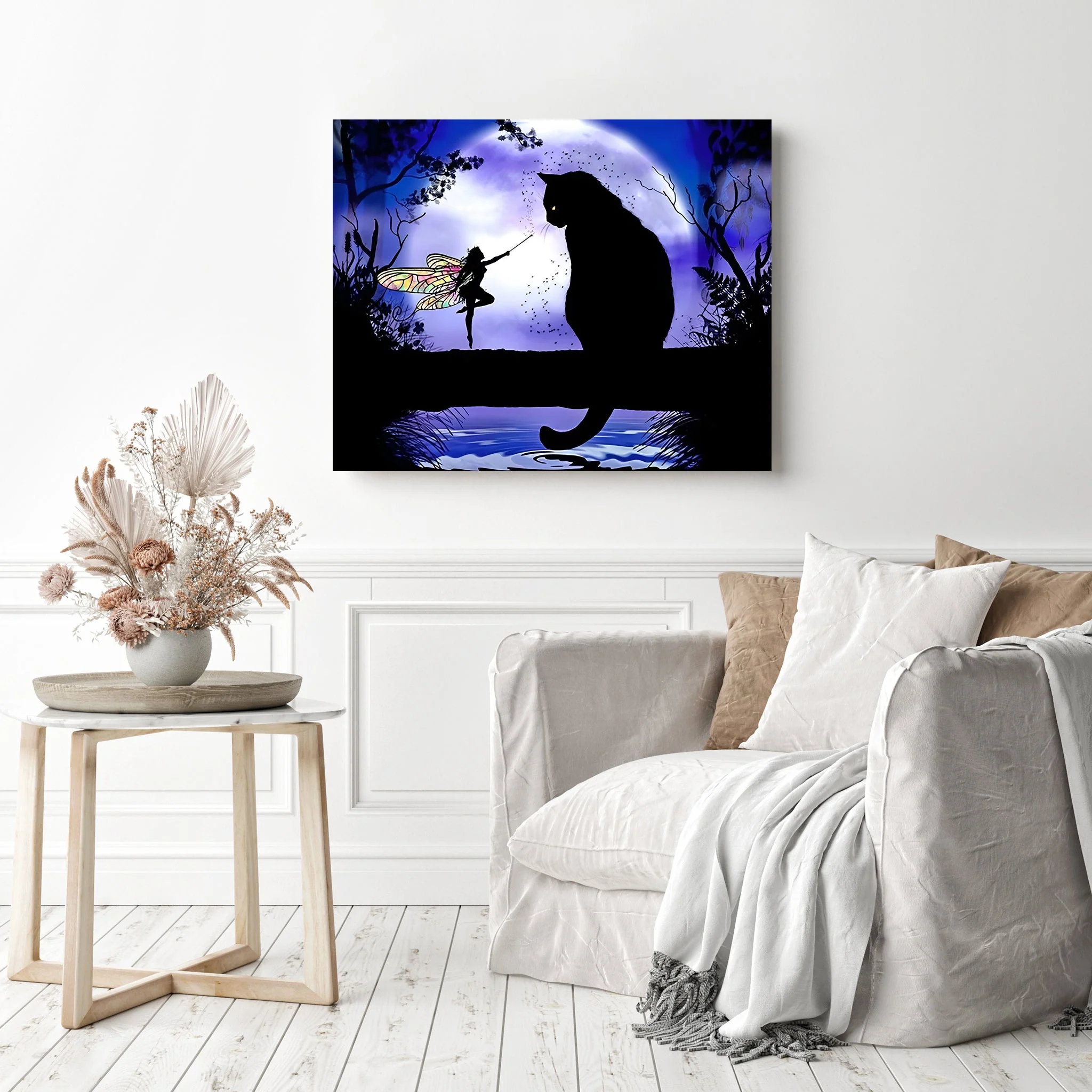 Fantasy Dream Cat Fairy | Diamond Painting - Image 3