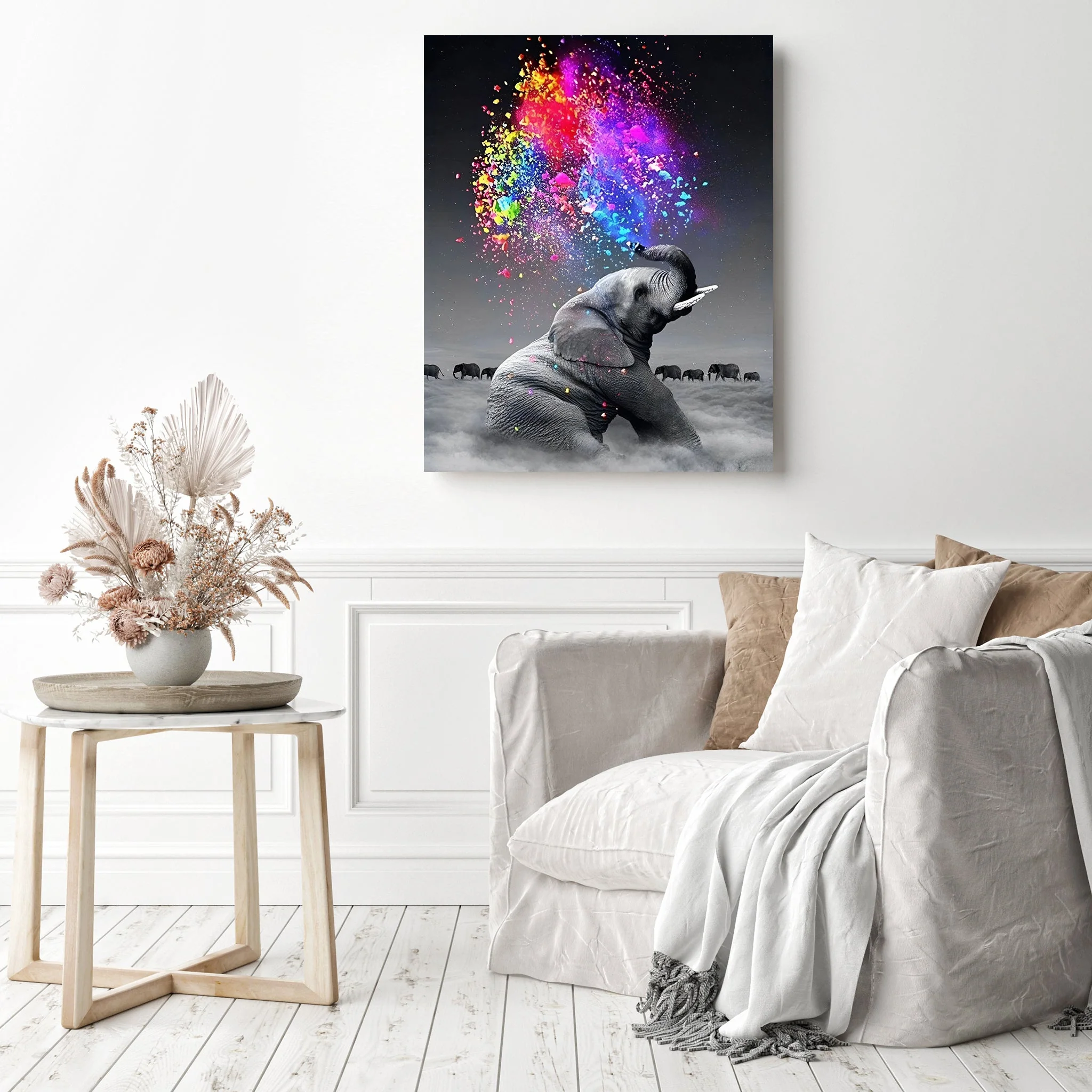Special Dream Colorful Elephant | Diamond Painting - Image 3