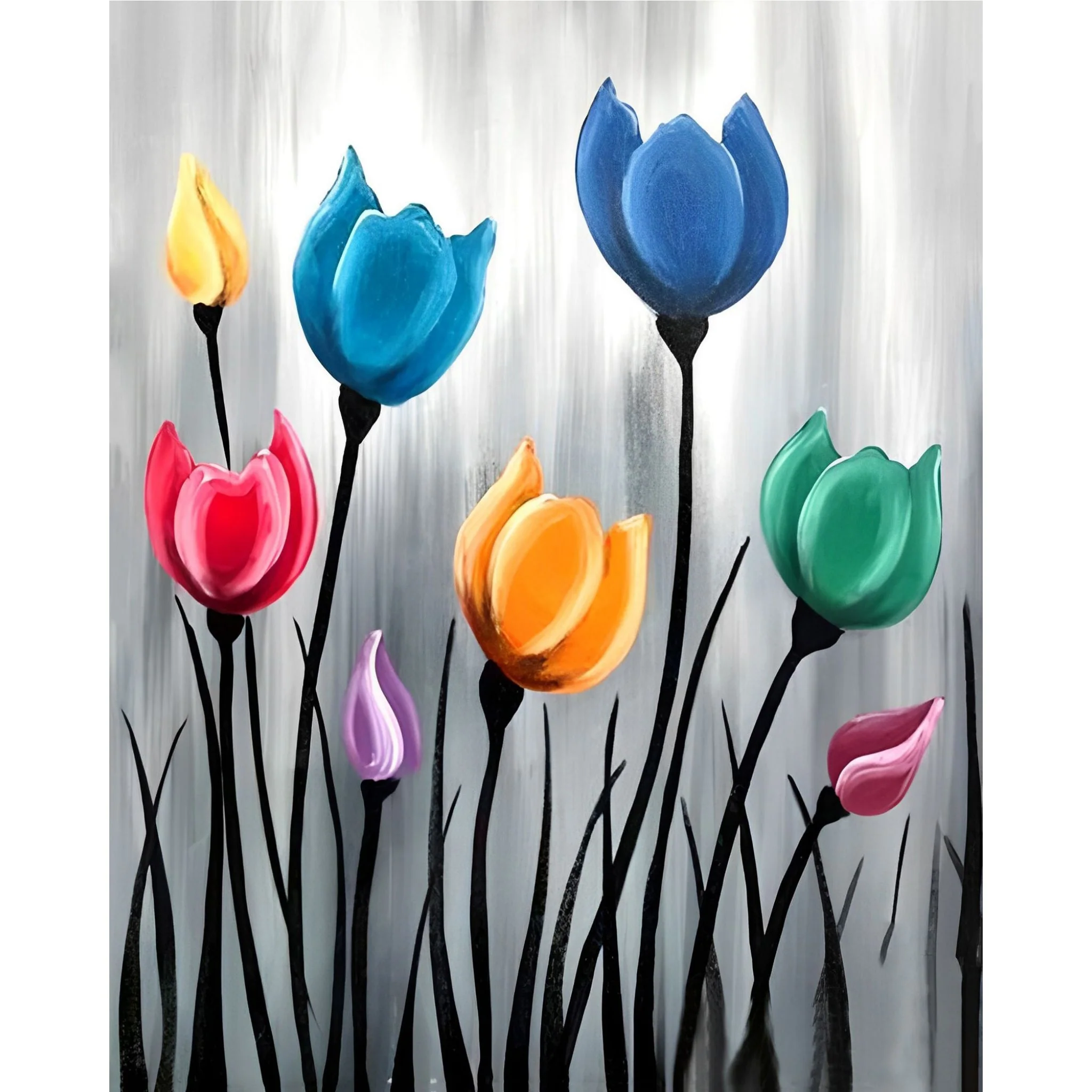 Tulips | Diamond Painting - Image 2